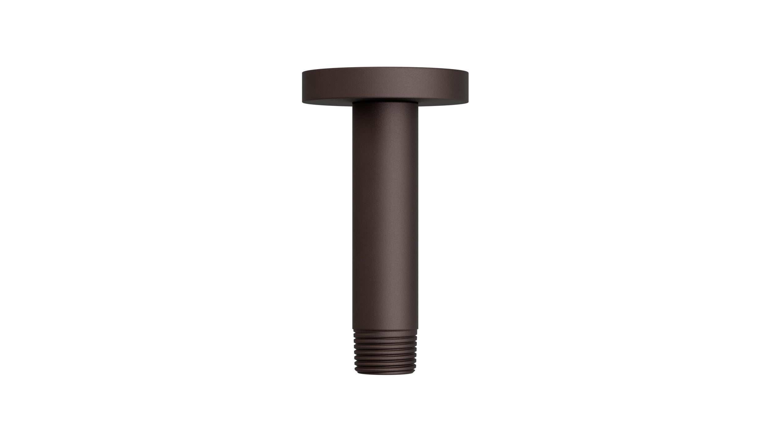 Contour & Foundry 4" Straight Shower Arm with Flange in Architectural Copper
