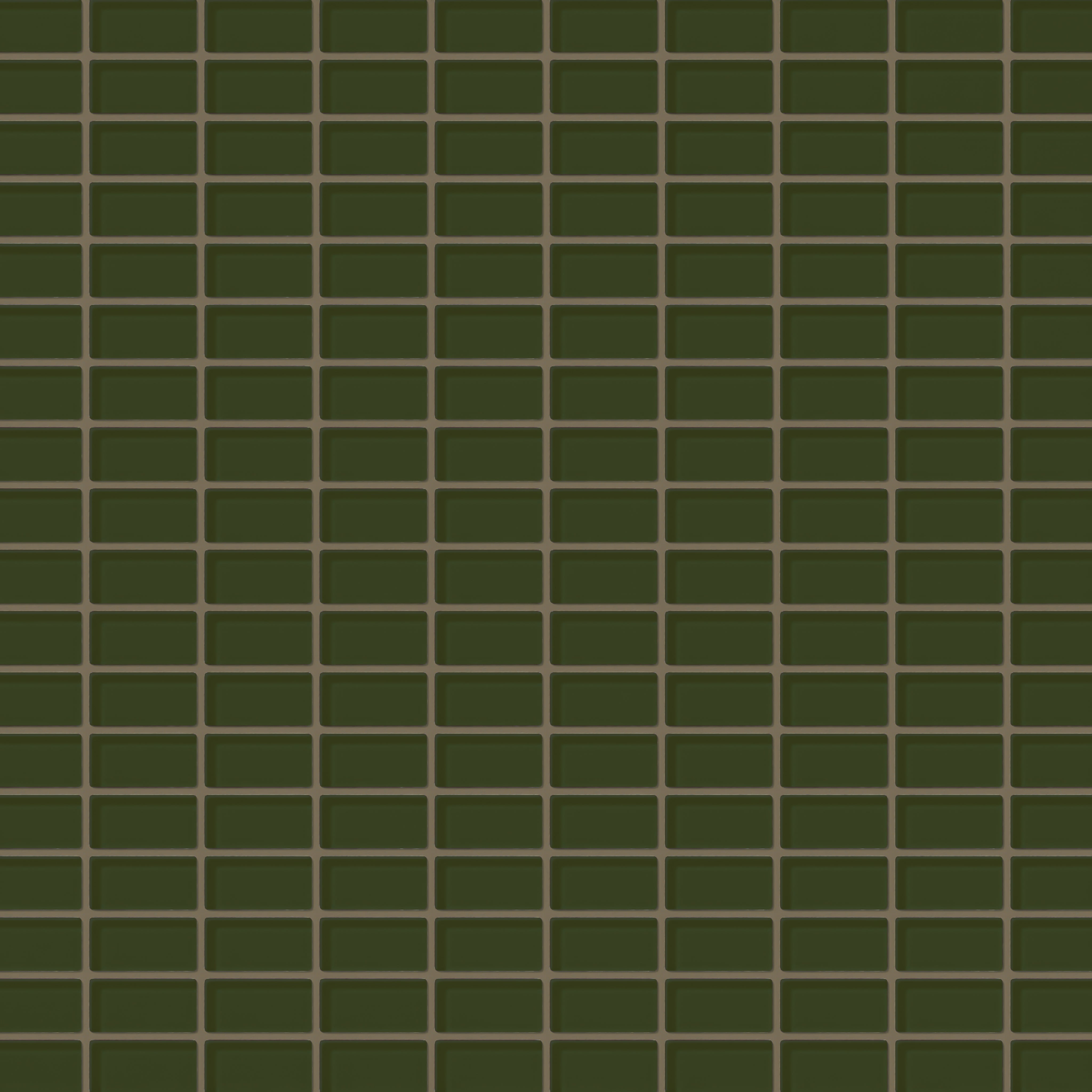 1x2 Straight Set Sheeted Glass Mosaic Tile in Starling Gloss