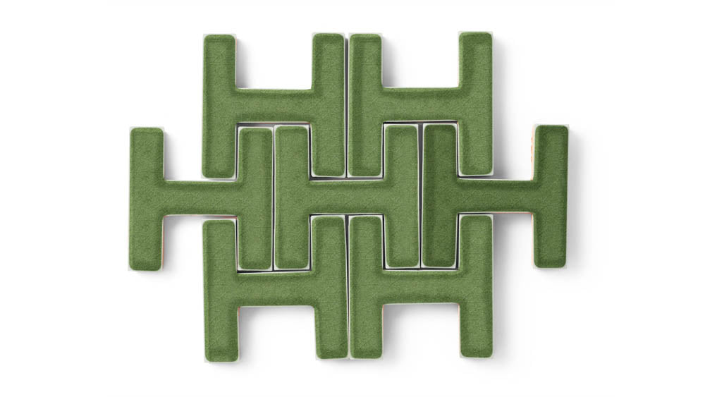 Chaine Homme Original Ceramic Tile in Kelp Gloss