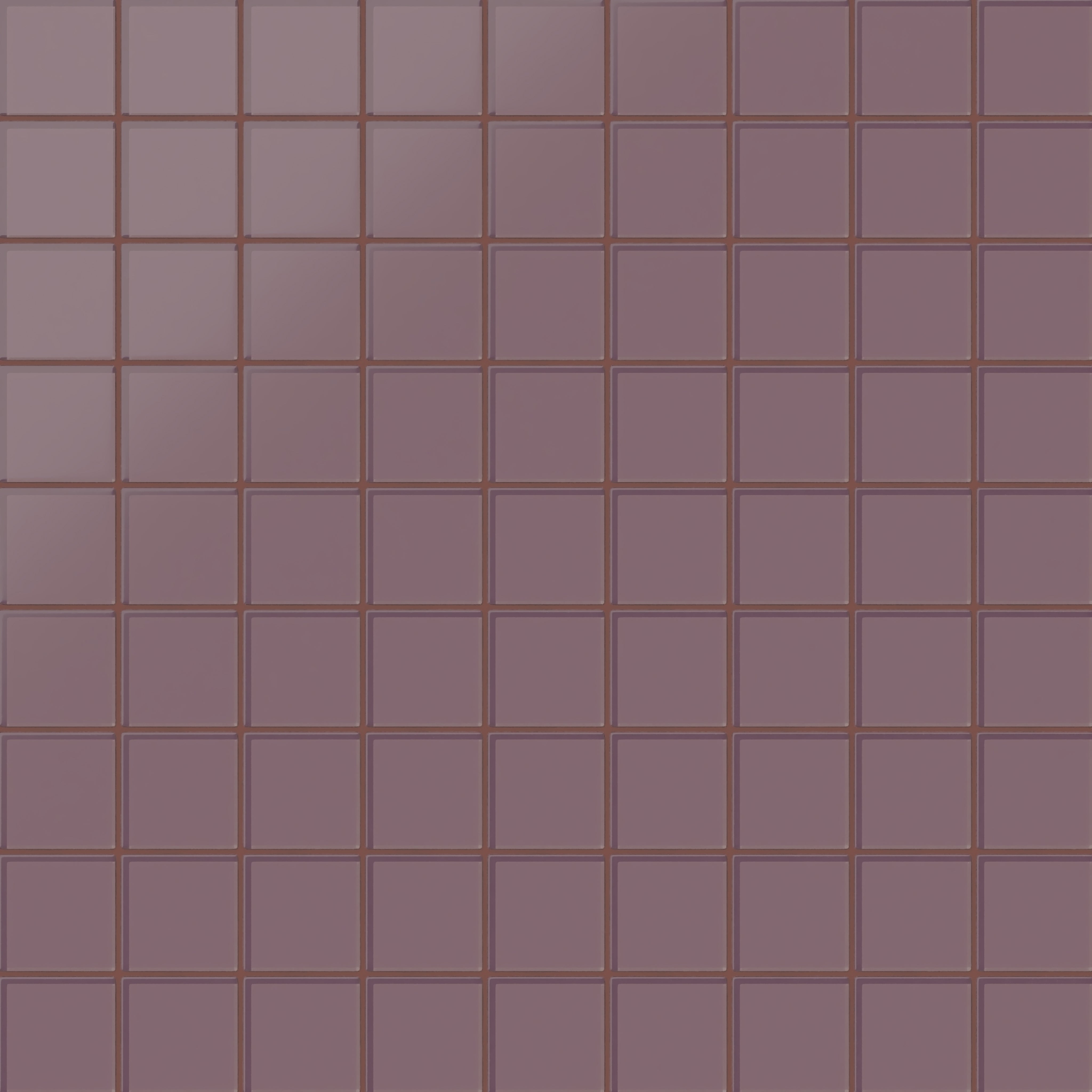 3x3 Straight Set Sheeted Glass Mosaic Tile in Crane Matte