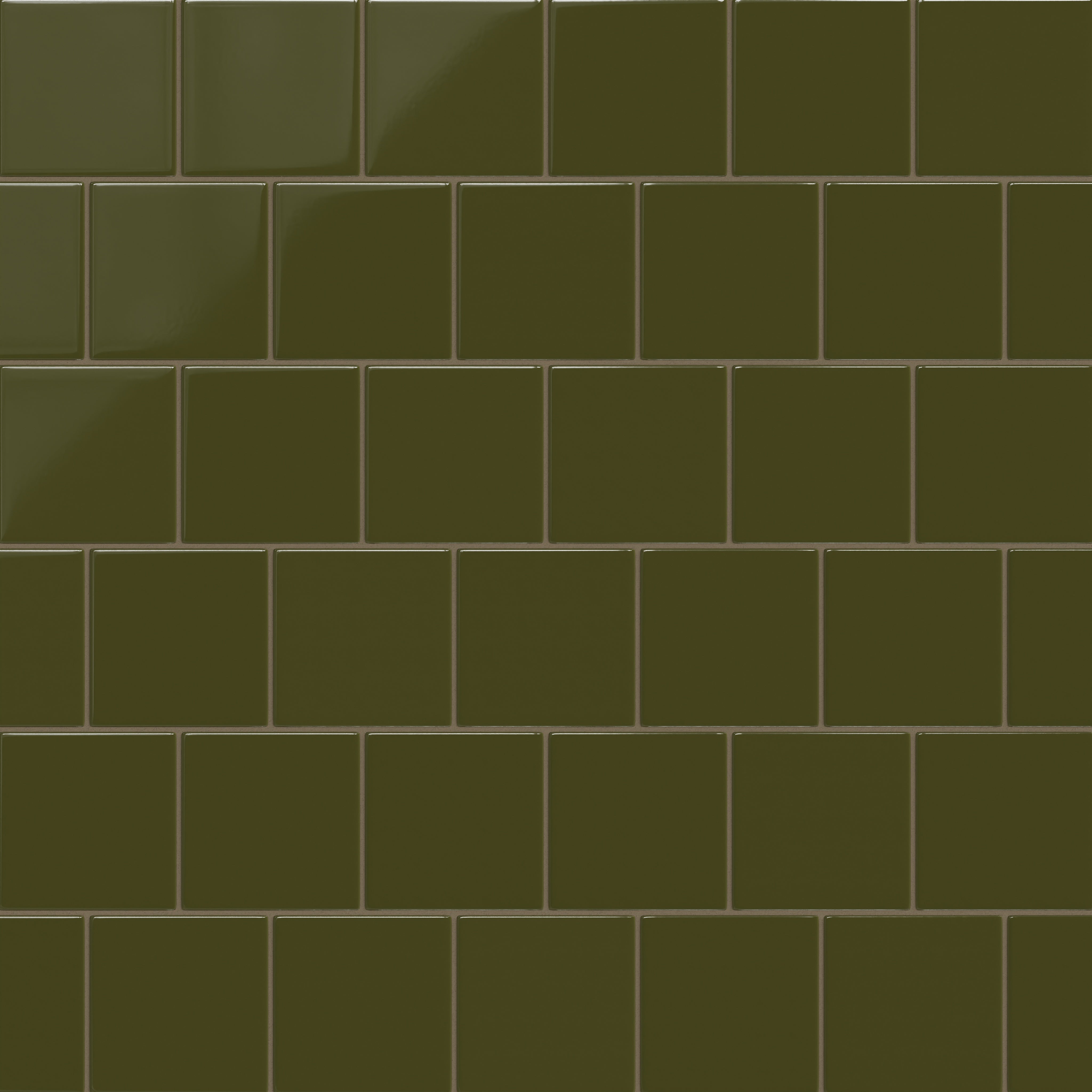 6x6 Original Ceramic Tile in Bonsai Gloss