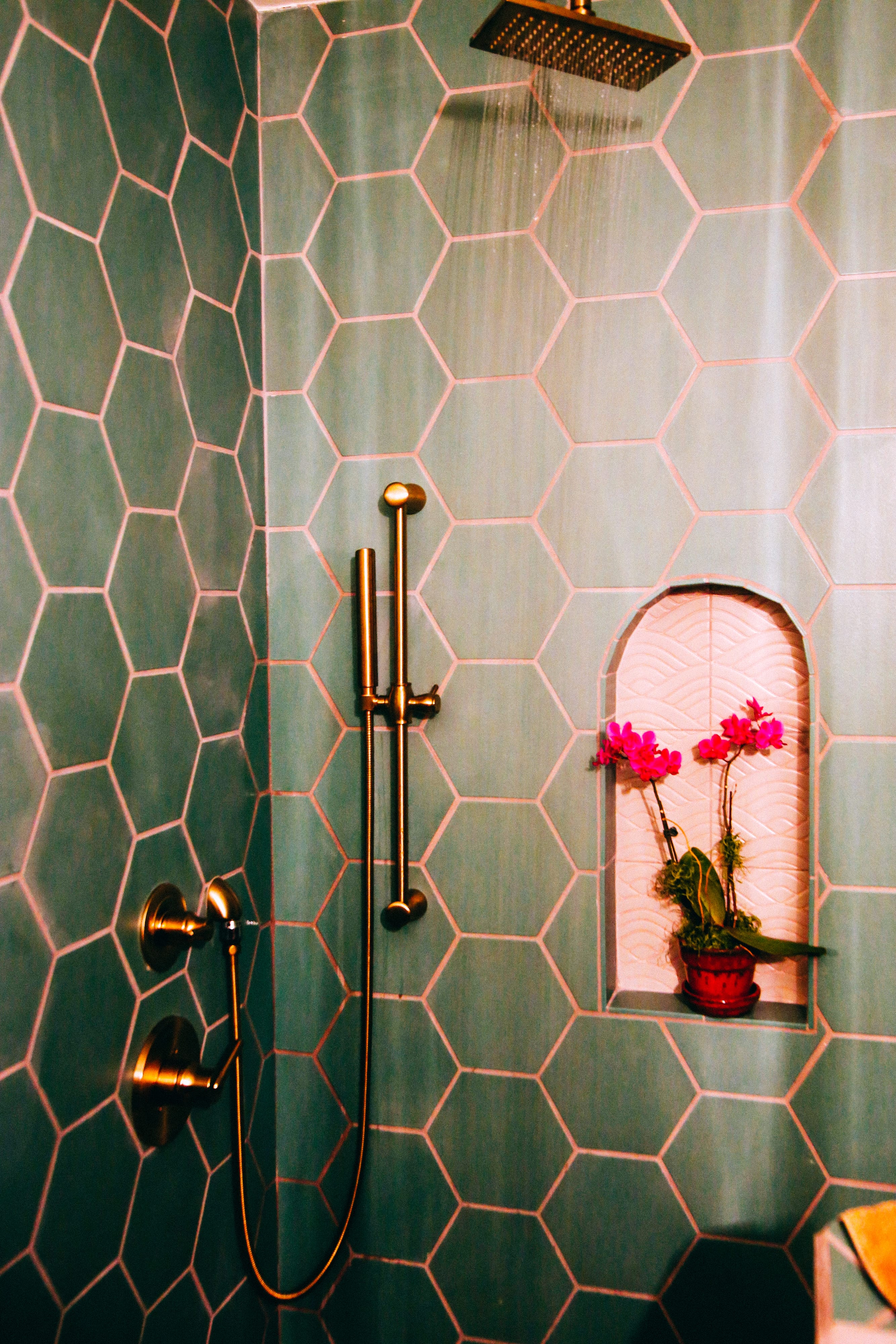 8" Hexagon Original Ceramic Tile in Amalfi Coast Matte