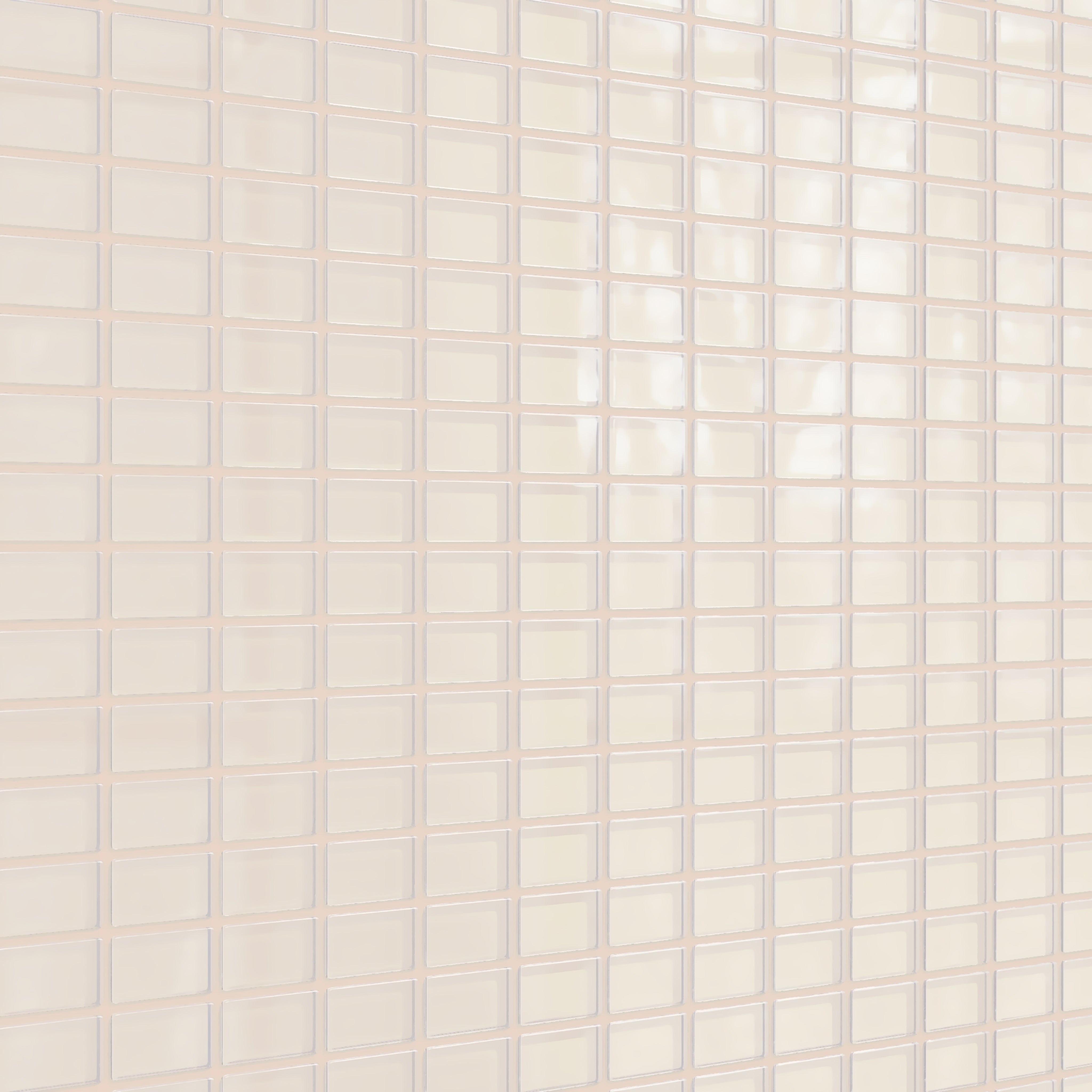 1x2 Straight Set Sheeted Glass Mosaic Tile in Sandpiper Gloss