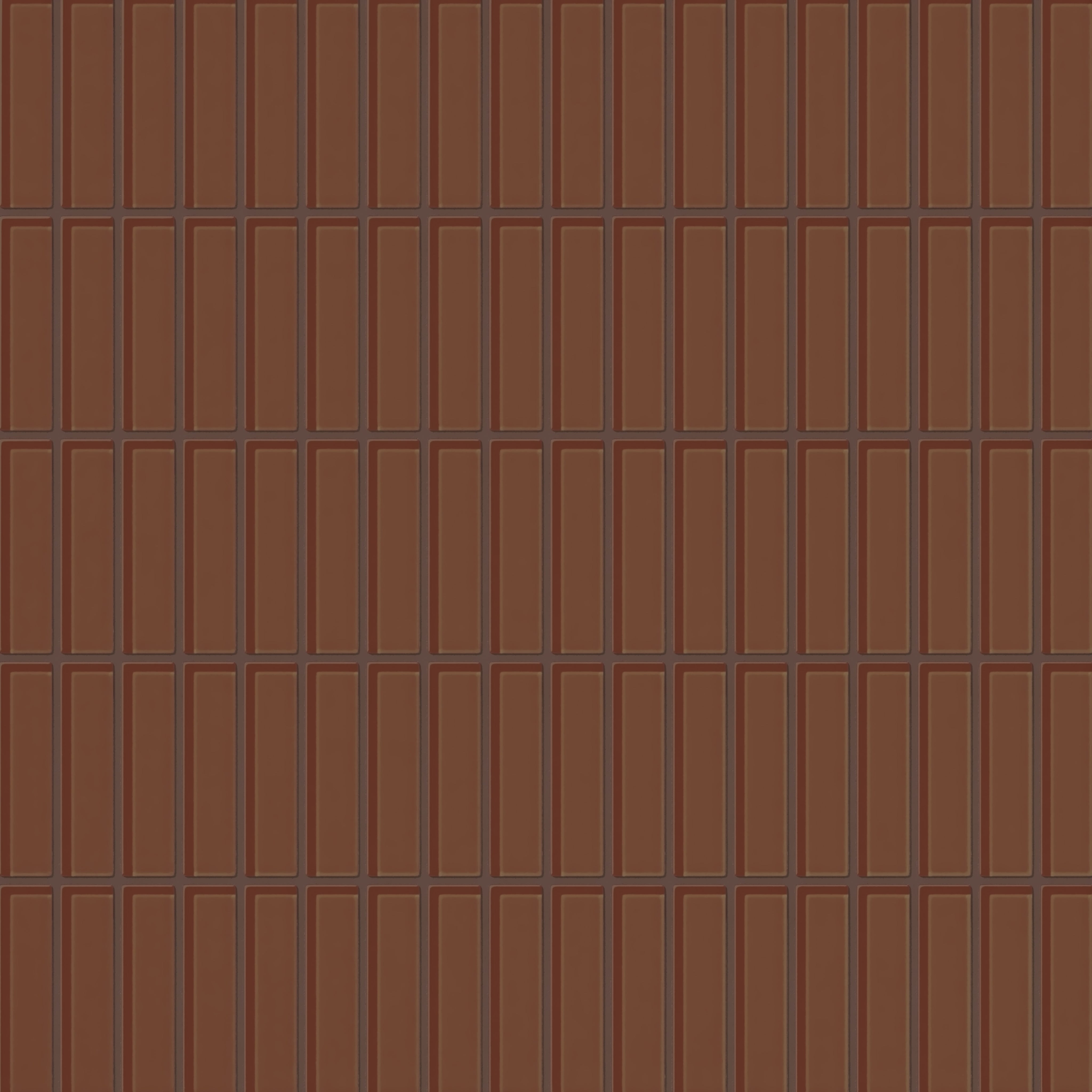 1x4 Straight Set Sheeted Glass Mosaic Tile in Kestrel Gloss