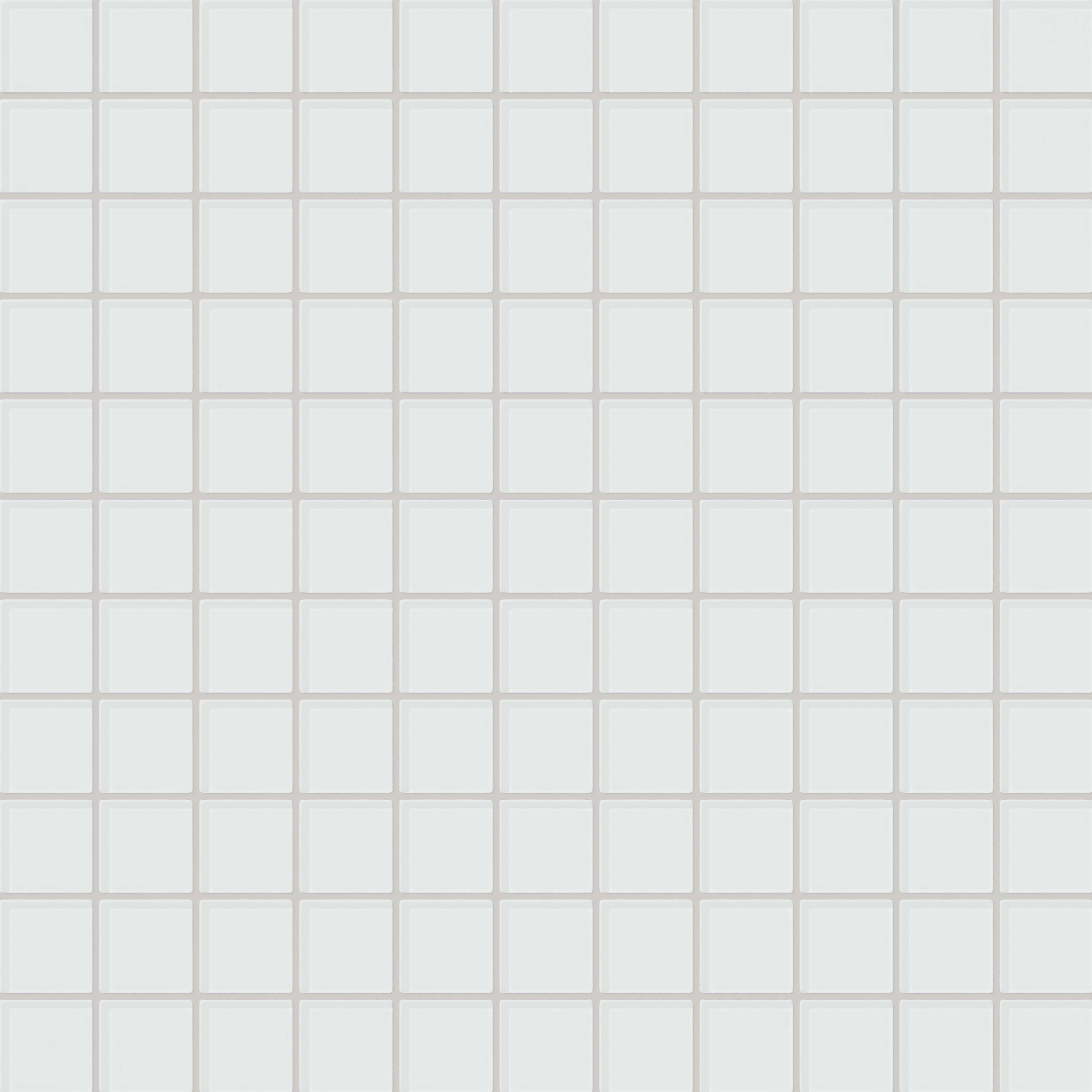 2x2 Straight Set Sheeted Glass Mosaic Tile in Egret Gloss