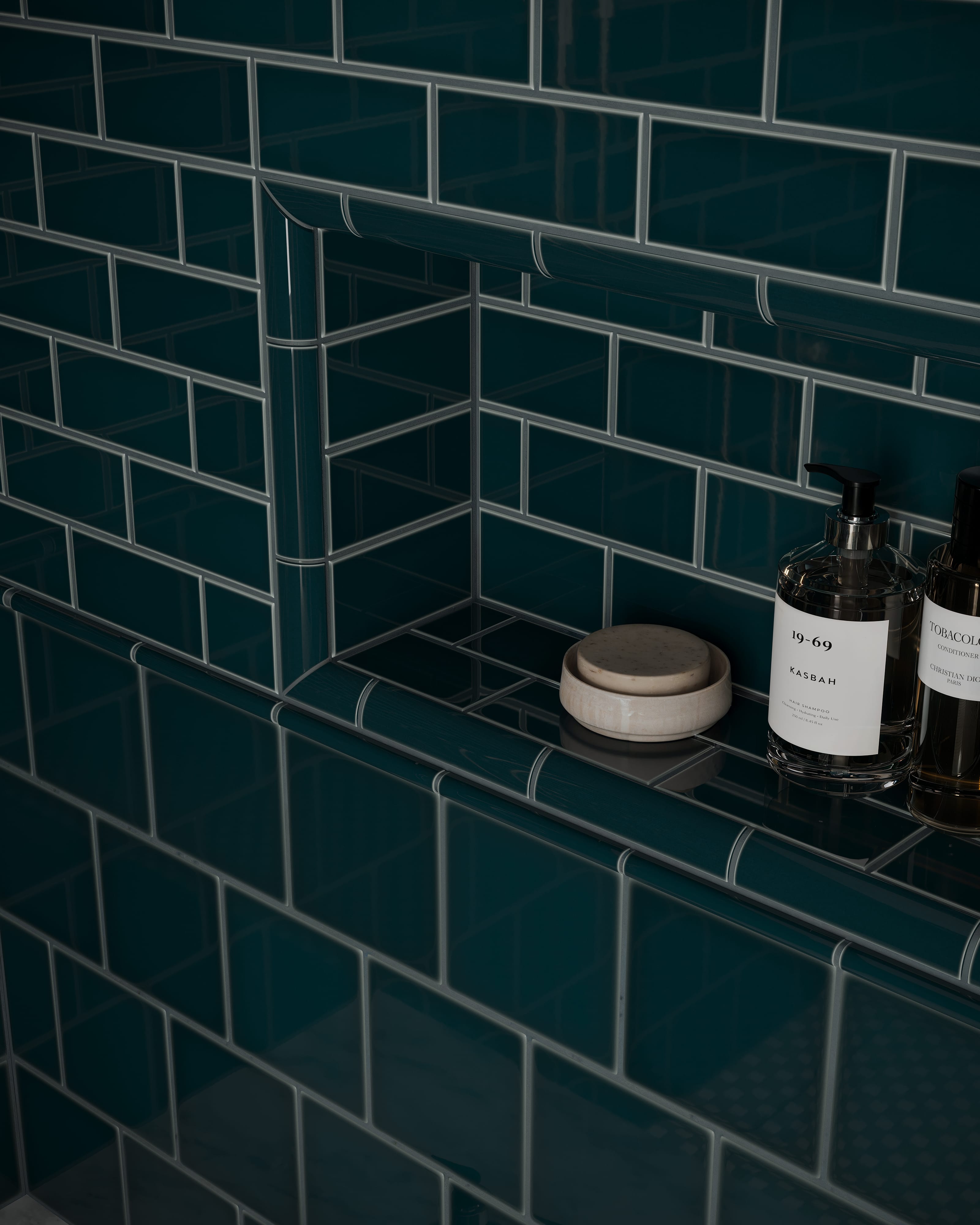 3x6 Original Ceramic Tile in Caspian Sea Gloss