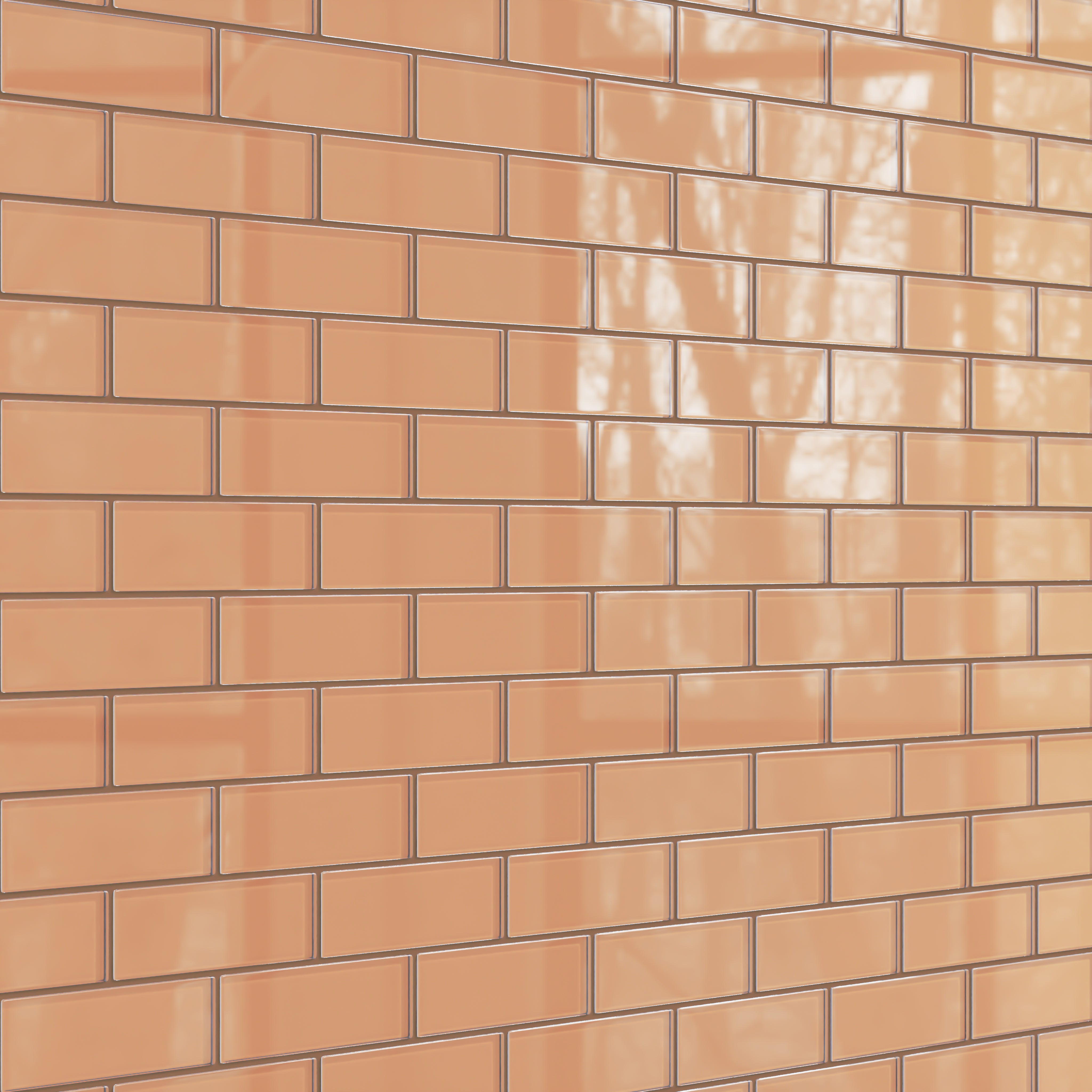 2x6 Glass Tile in Carolina Wren Gloss