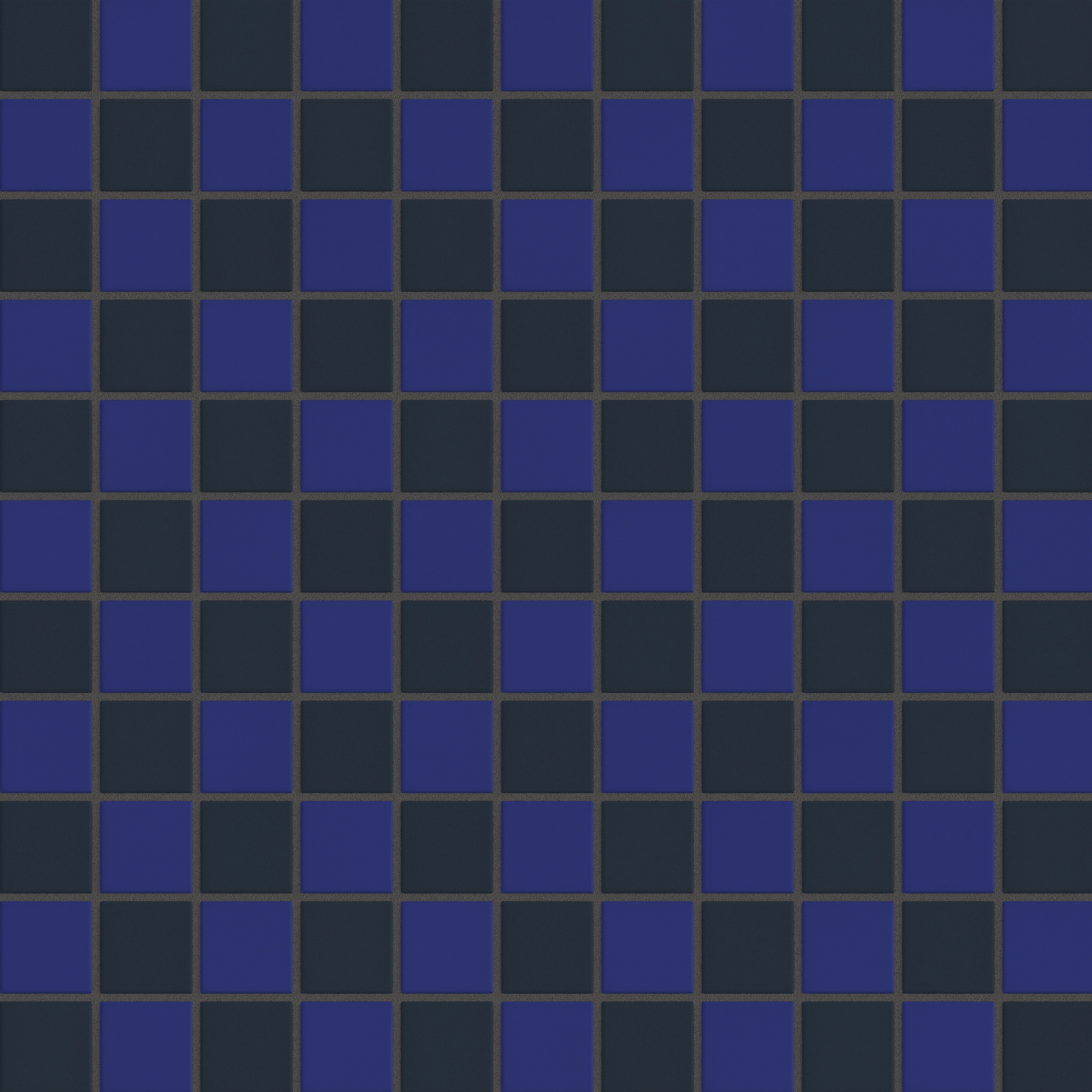 2x2 Checkerboard Original Ceramic Tile in Navy Blue Matte & Azul Matte