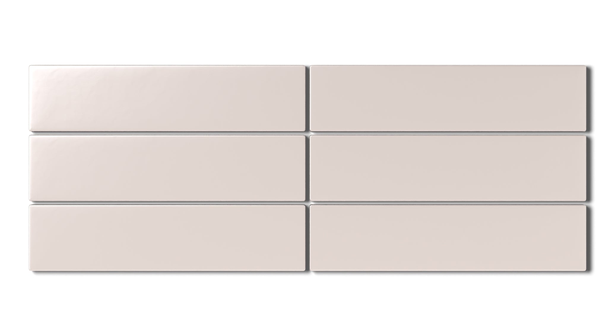 2x8 Natural Press Ceramic Tile in Tyrian Purple Matte