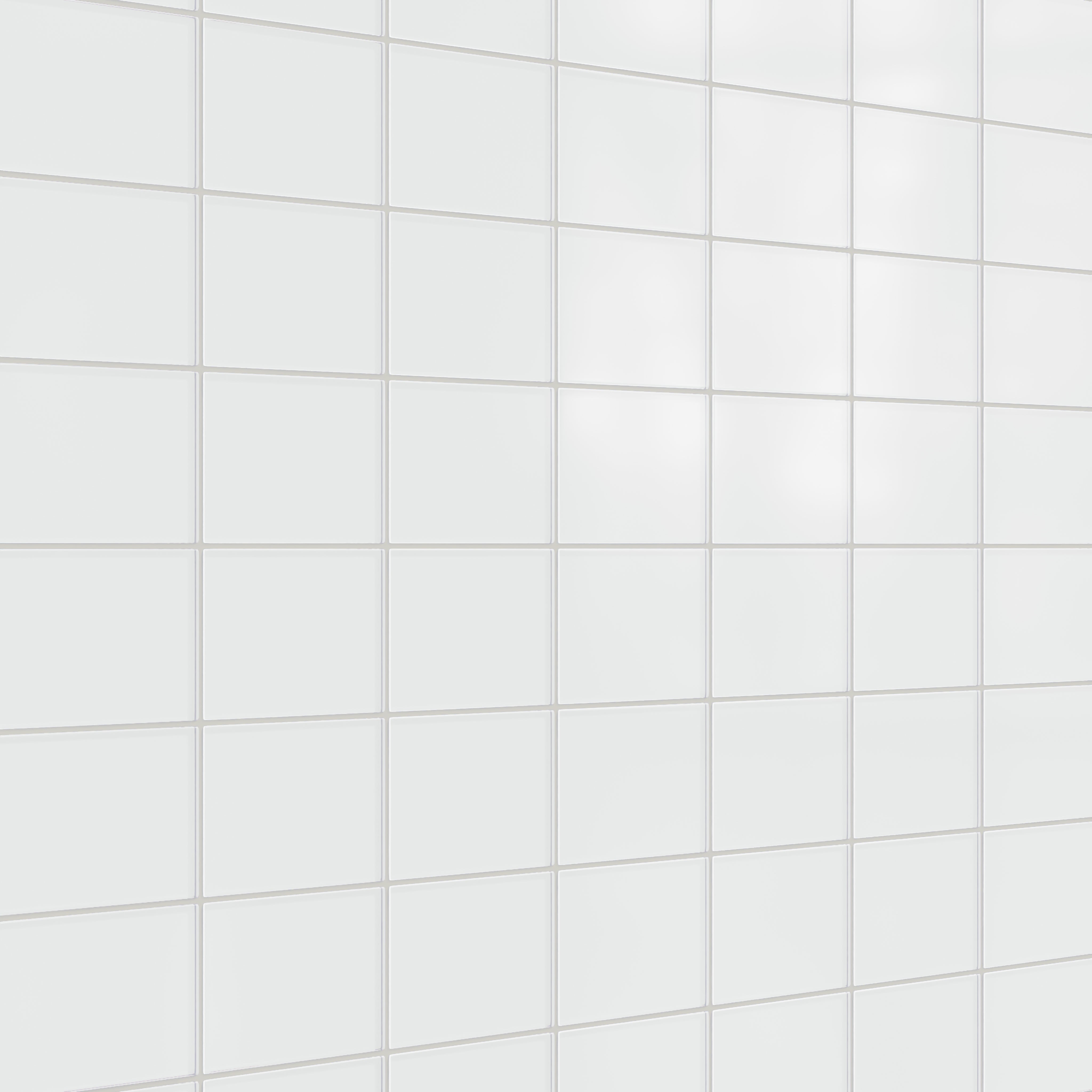 4x6 Glass Tile in Egret Matte