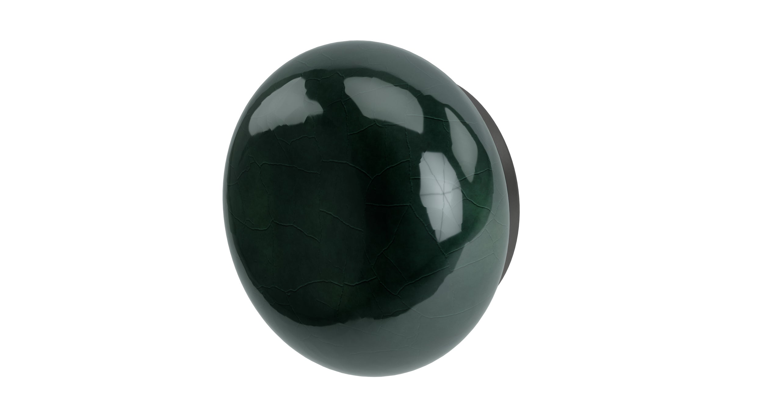 Foundry One Handle Wall Mount Diverter/Volume Control Shower Trim with Pebble Ceramic Knob Handle in Oil Rubbed Bronze