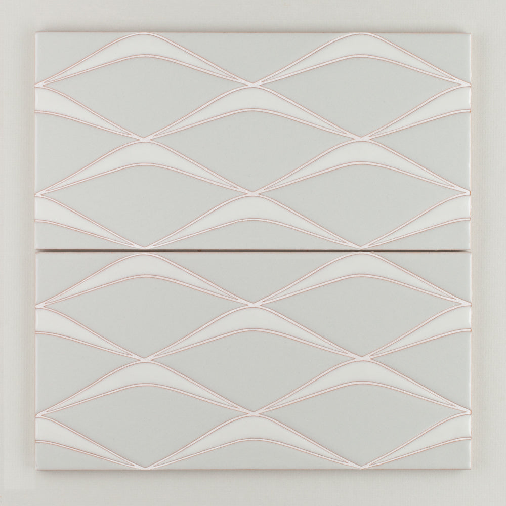 6x12 Handpainted Sample Uni Mountain in Neutral Motif