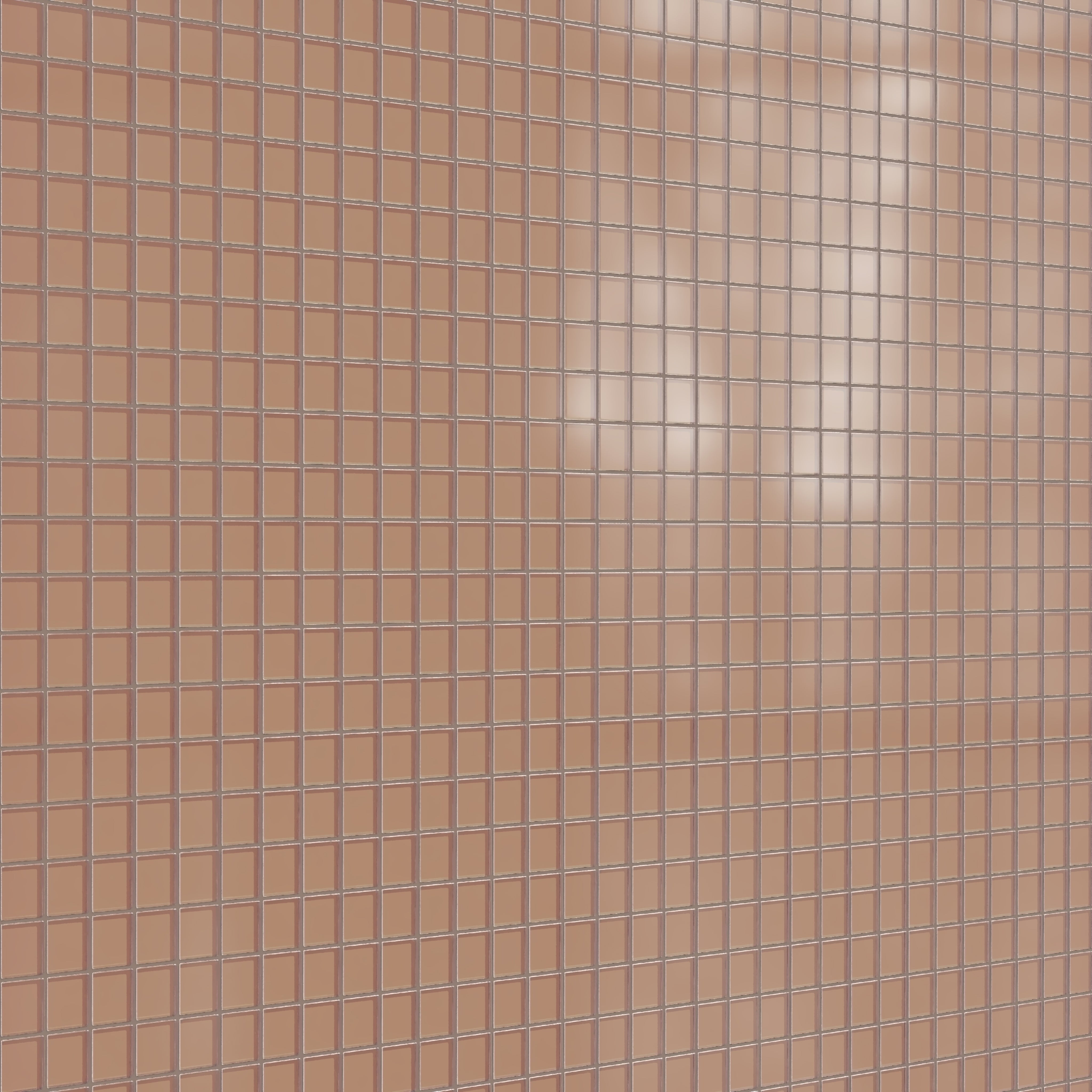 2x2 Straight Set Sheeted Glass Mosaic Tile in Sora Matte