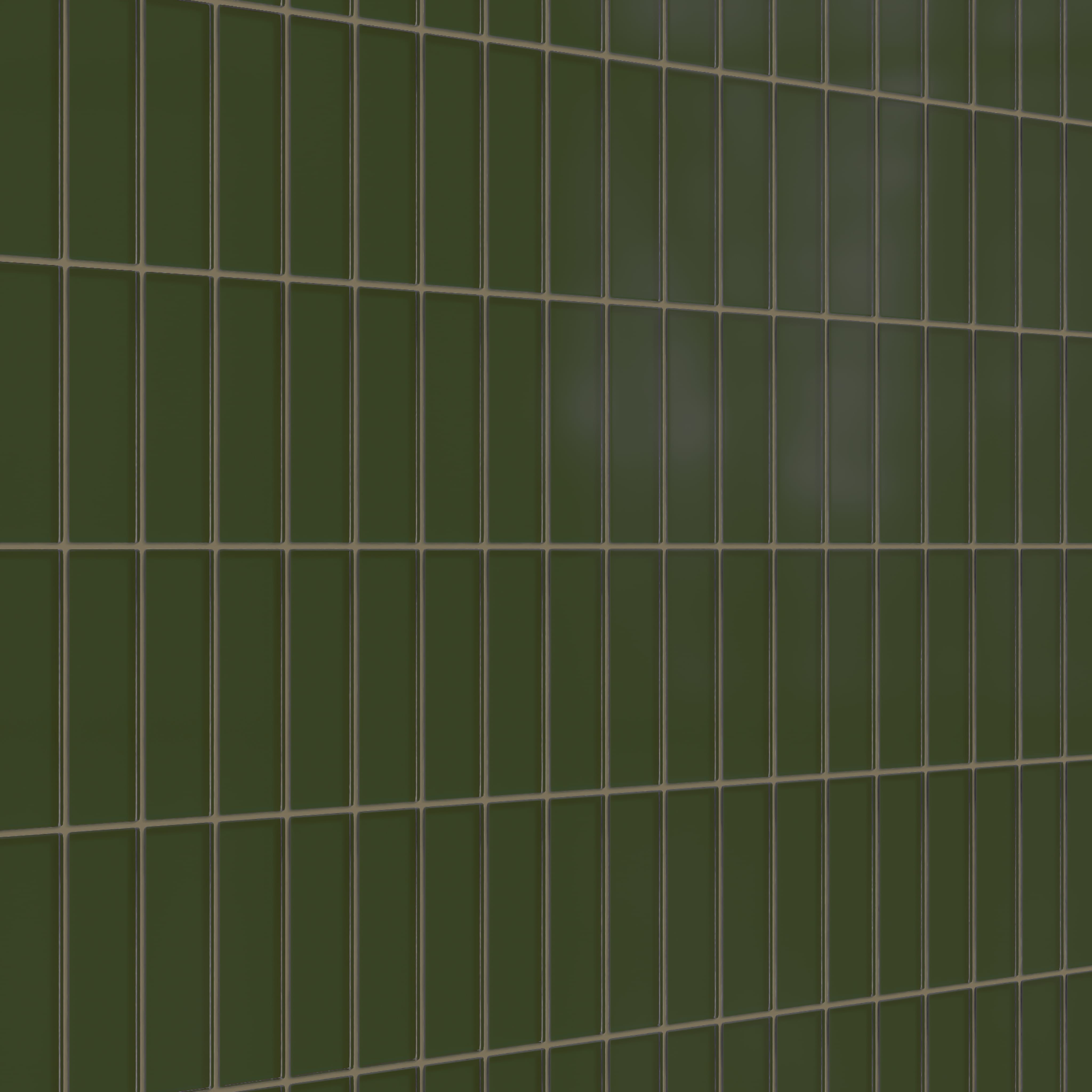 Quick Ship 2x6 Glass Tile in Starling Matte