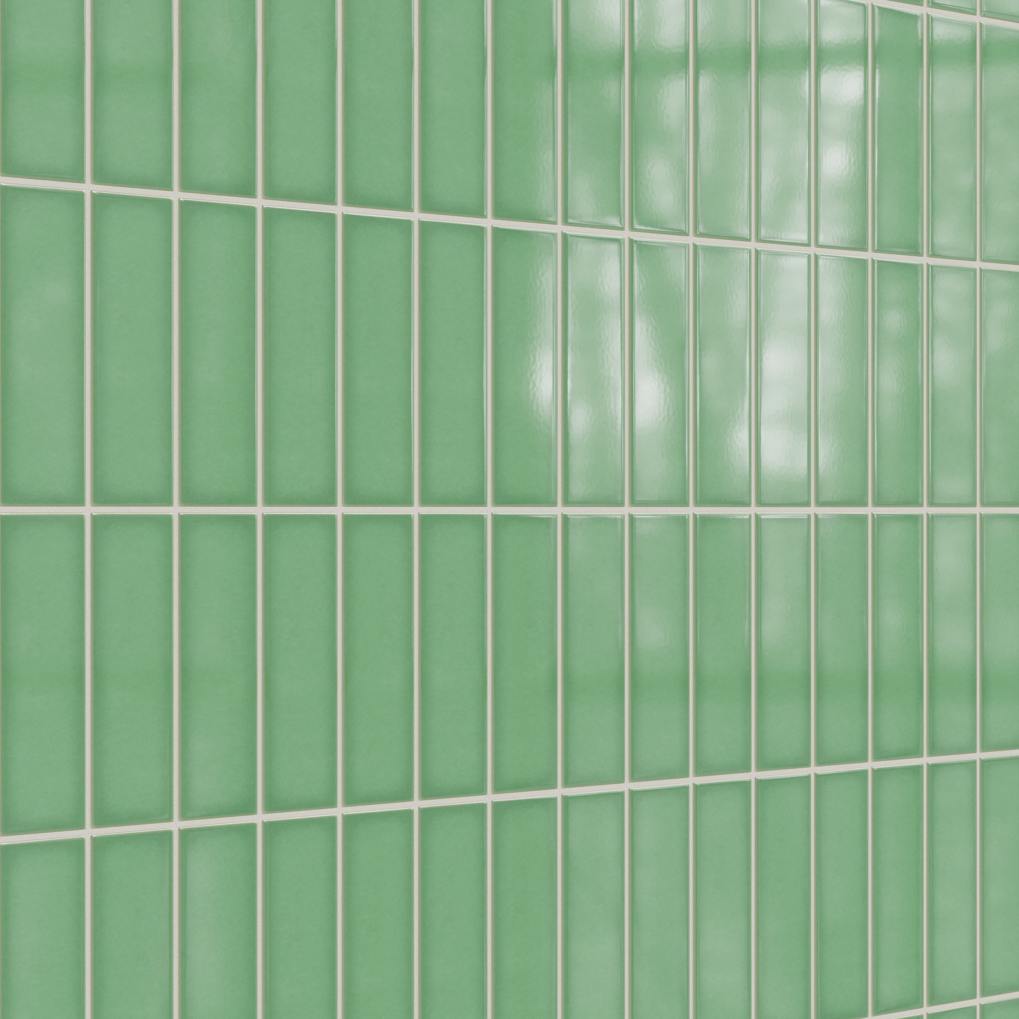 3x9 Original Ceramic Tile in Sea Green Gloss