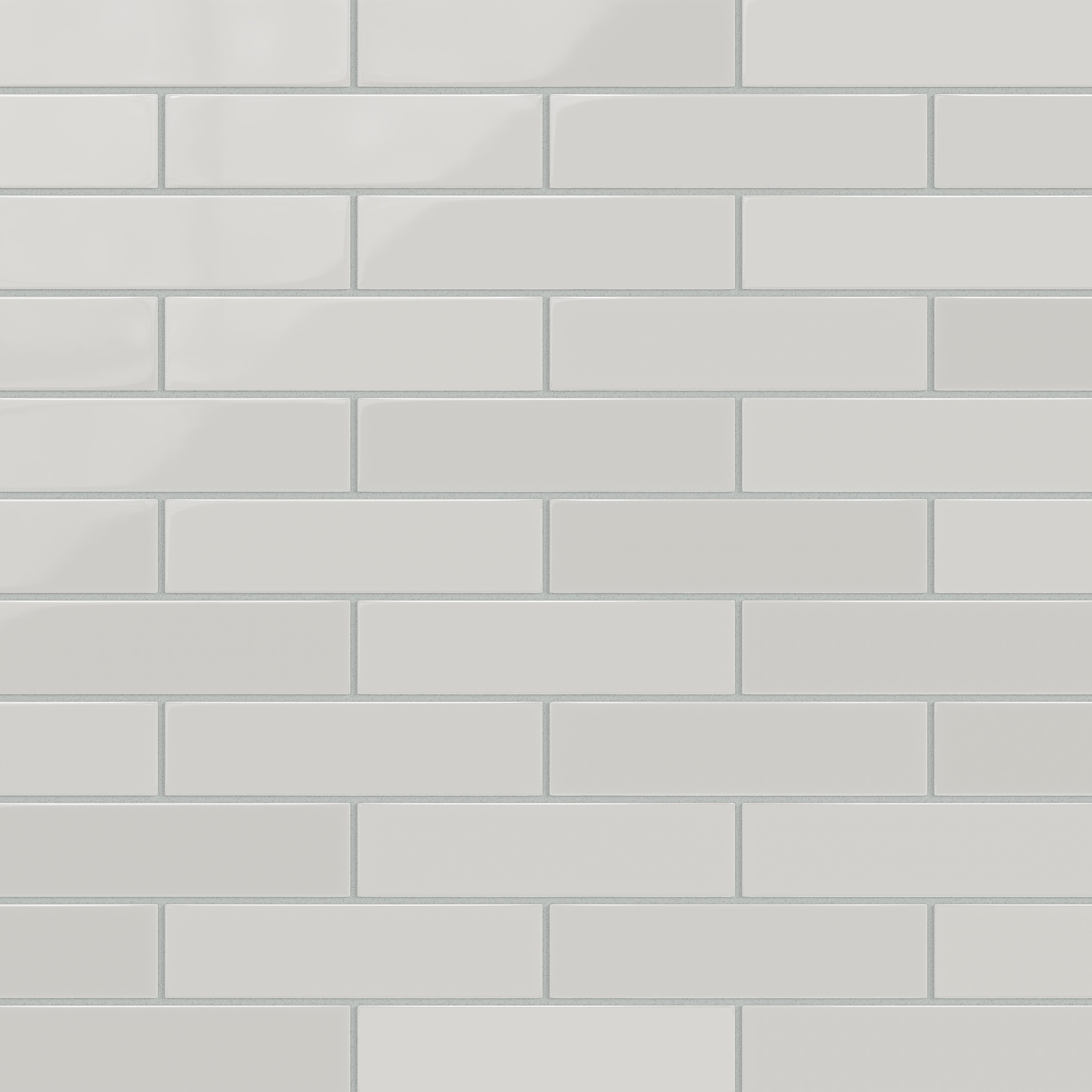 2x8 Natural Press Ceramic Tile in Cloud Cover Gloss