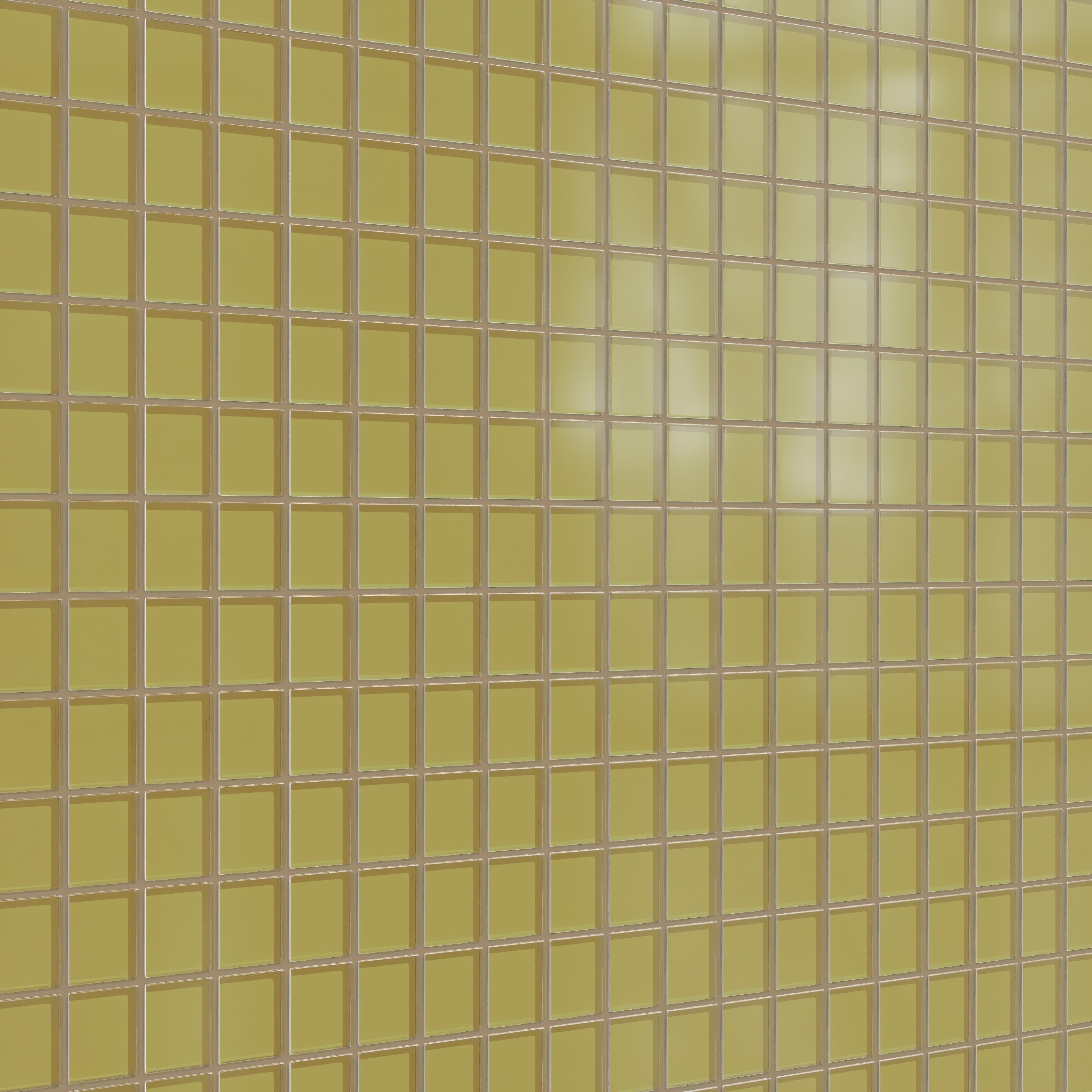 2x2 Straight Set Sheeted Glass Mosaic Tile in Pine Siskin Matte
