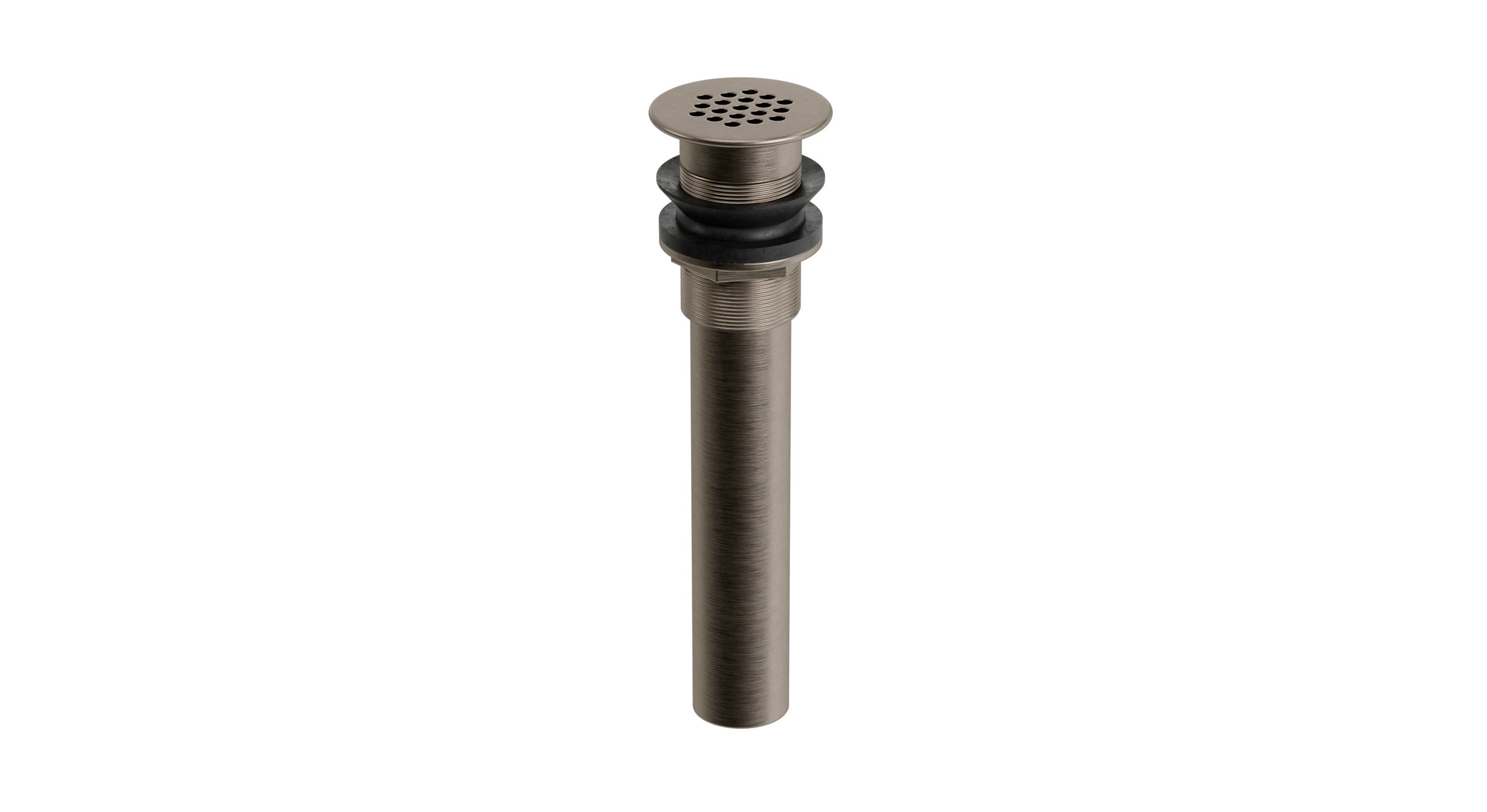 Lavatory Faucet Grid Drain - Less Overflow in Antique Nickel