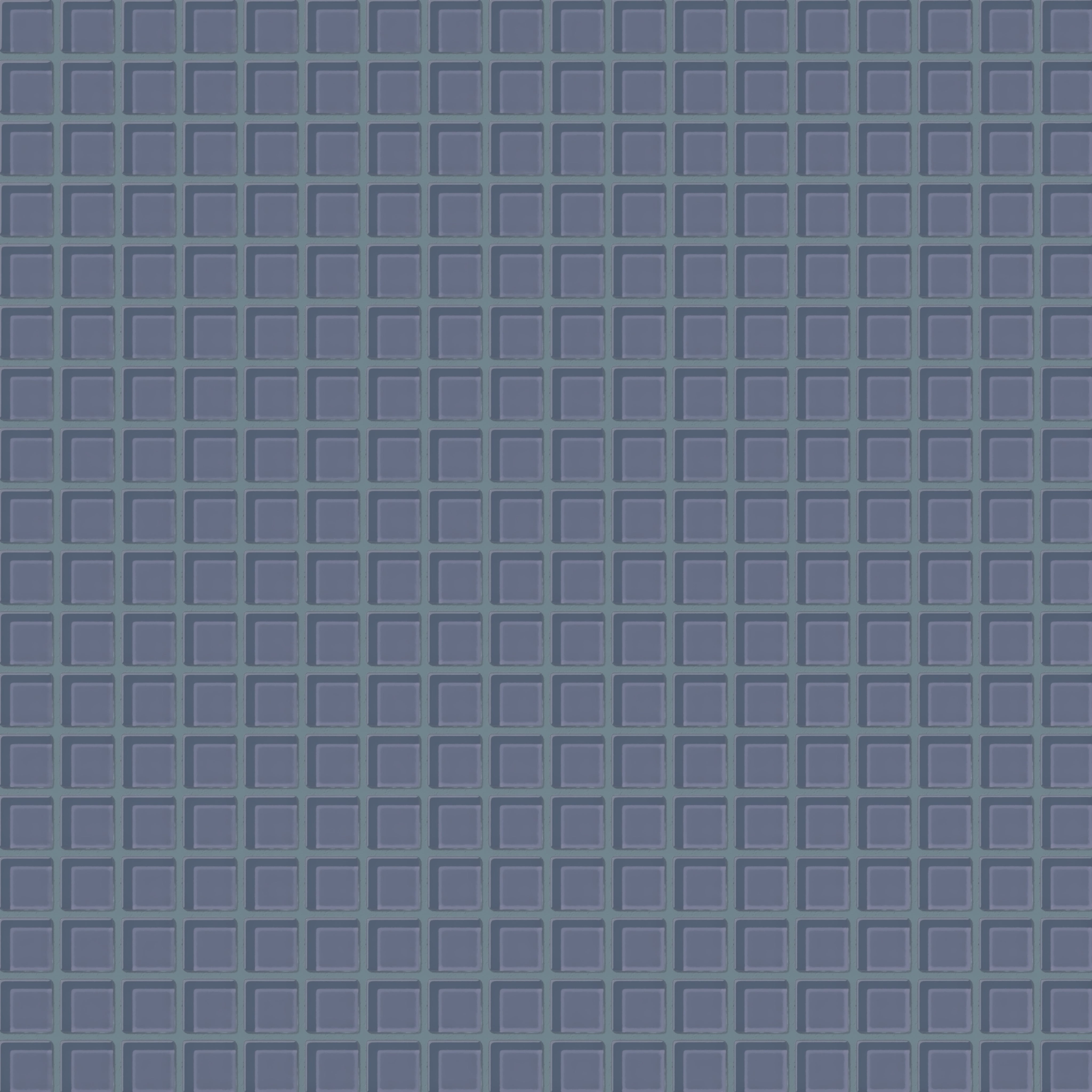 1x1 Straight Set Sheeted Glass Mosaic Tile in Nuthatch Gloss