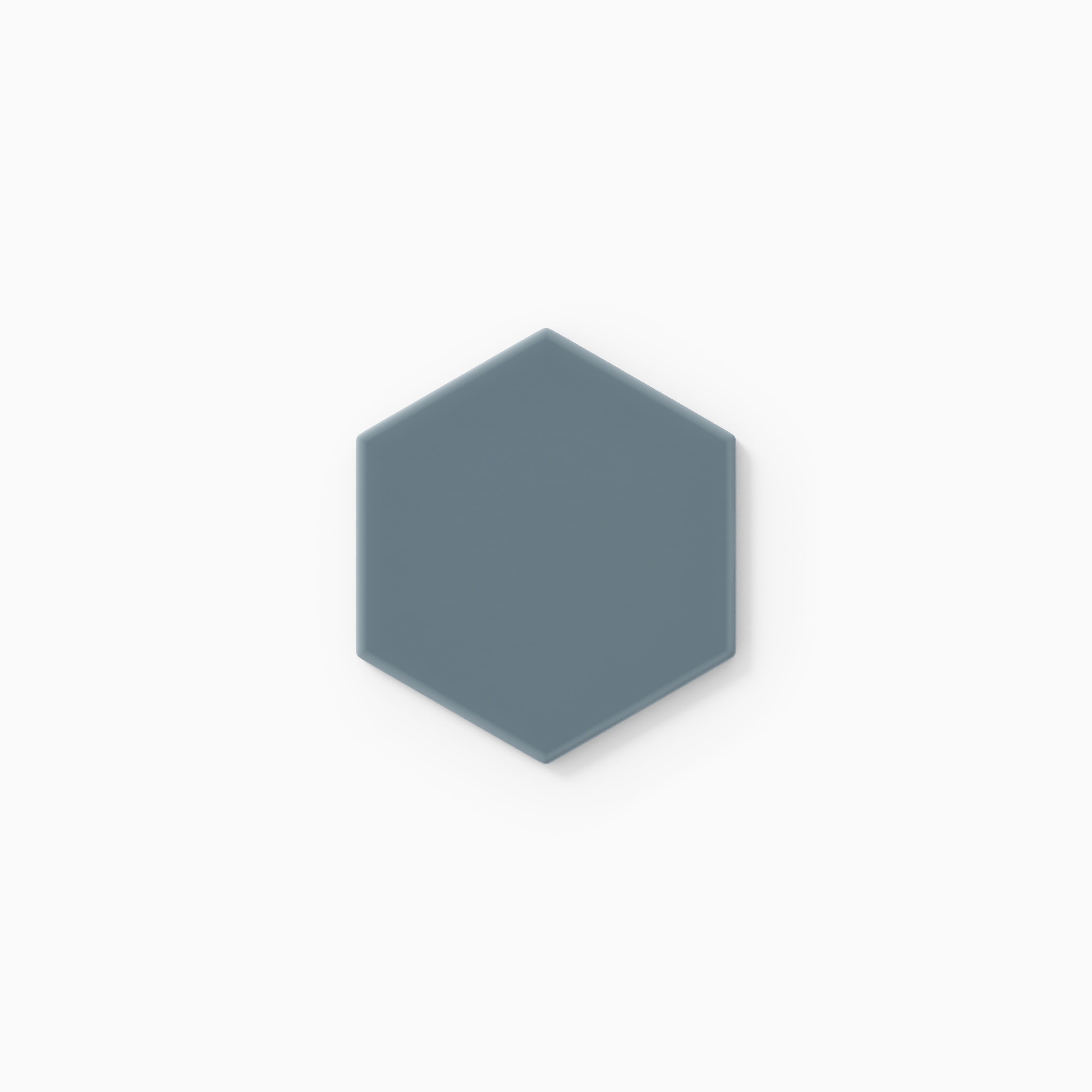 4" Hexagon Original Ceramic Tile in Nautical Matte