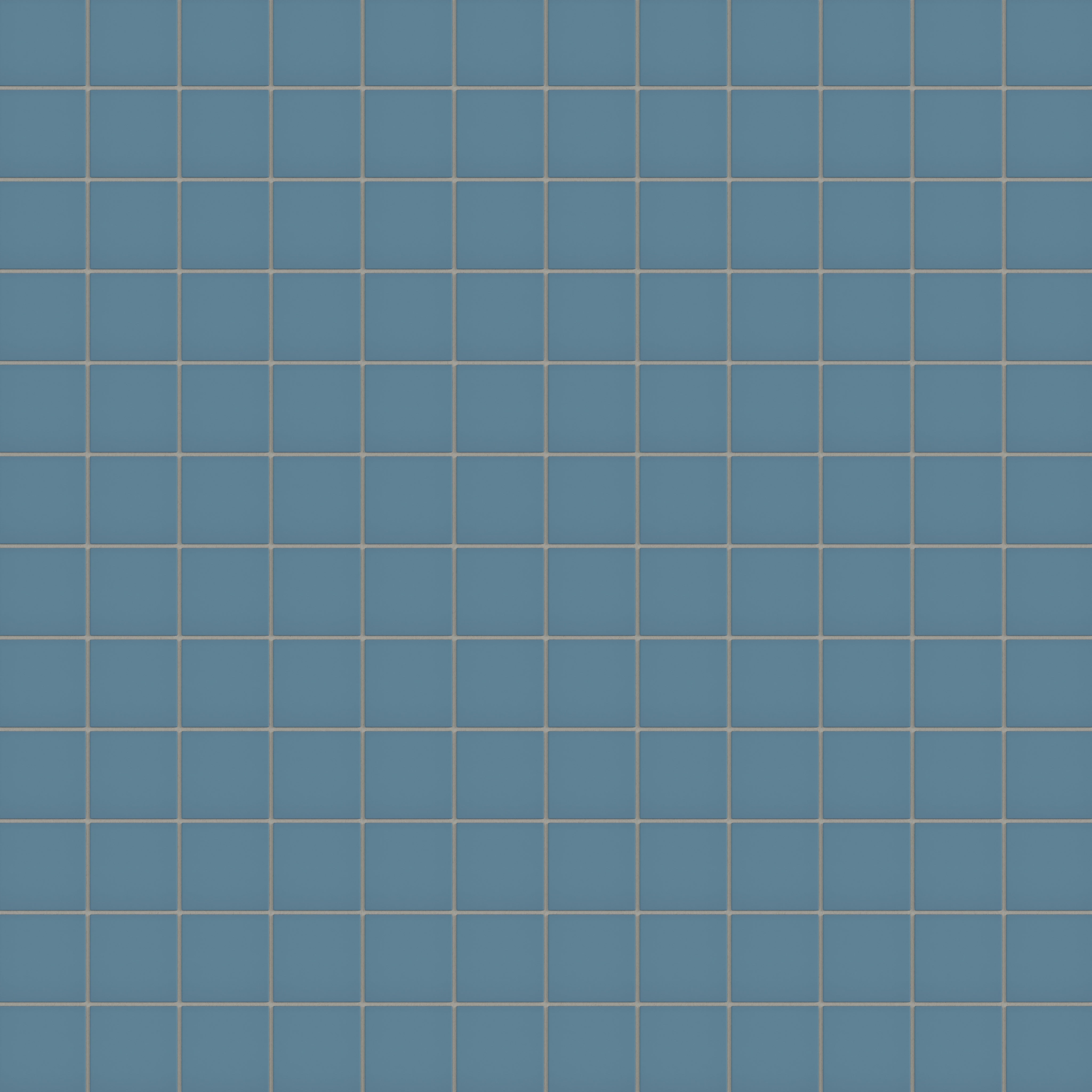 3x3 Straight Set Sheeted Natural Press Ceramic Mosaic Tile in Azurite Matte