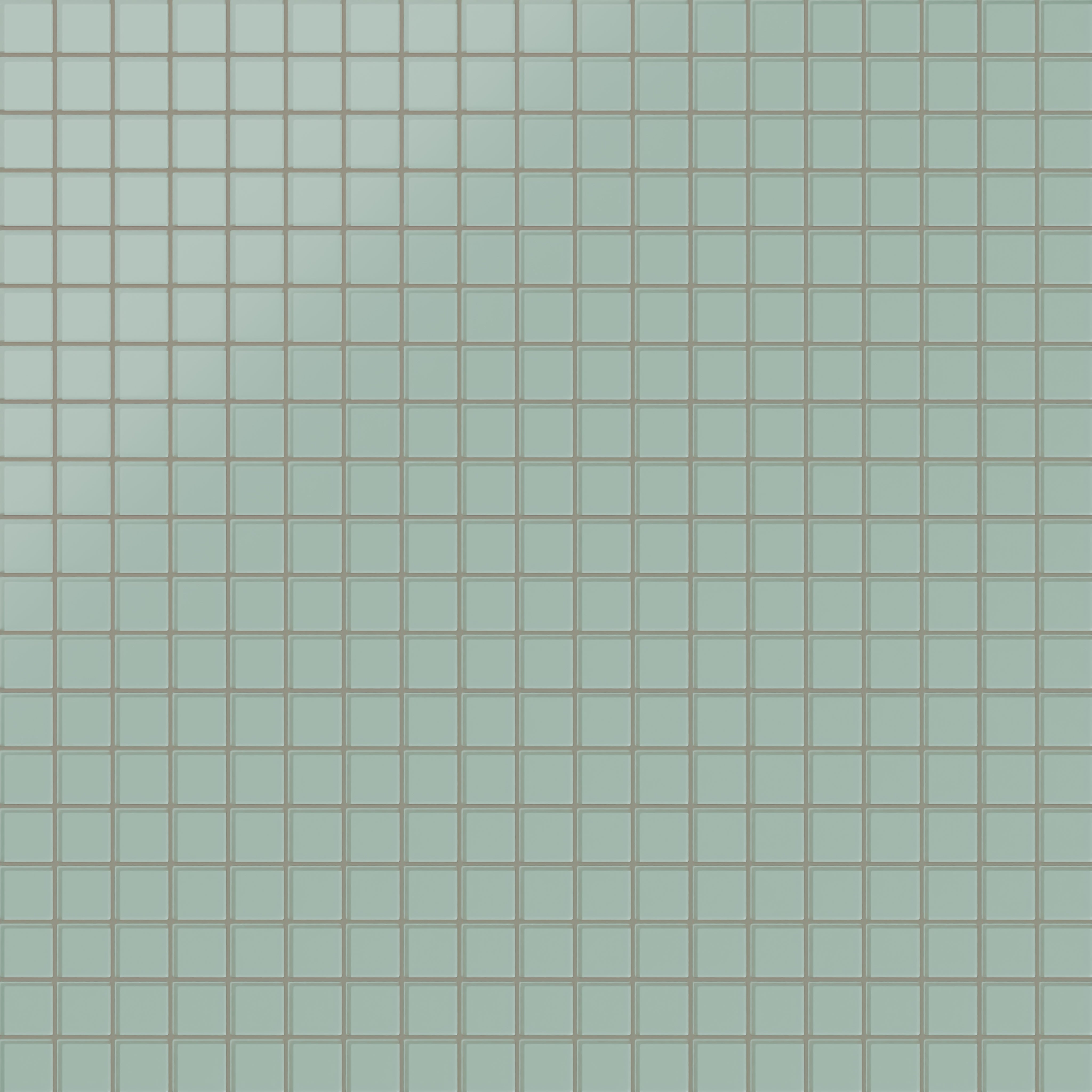 2x2 Straight Set Sheeted Glass Mosaic Tile in Kingfisher Matte