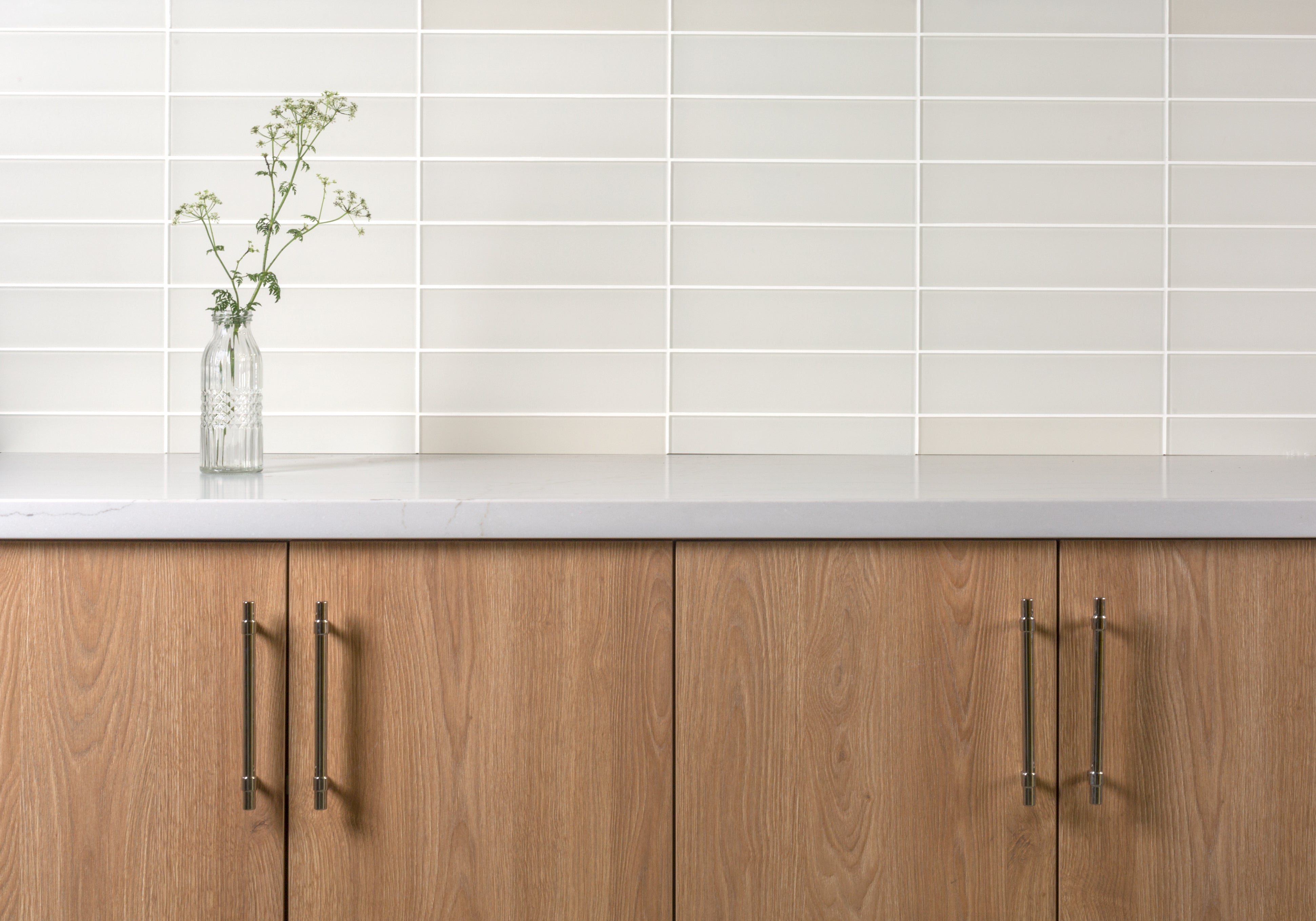 3x12 Glass Tile in Egret Matte