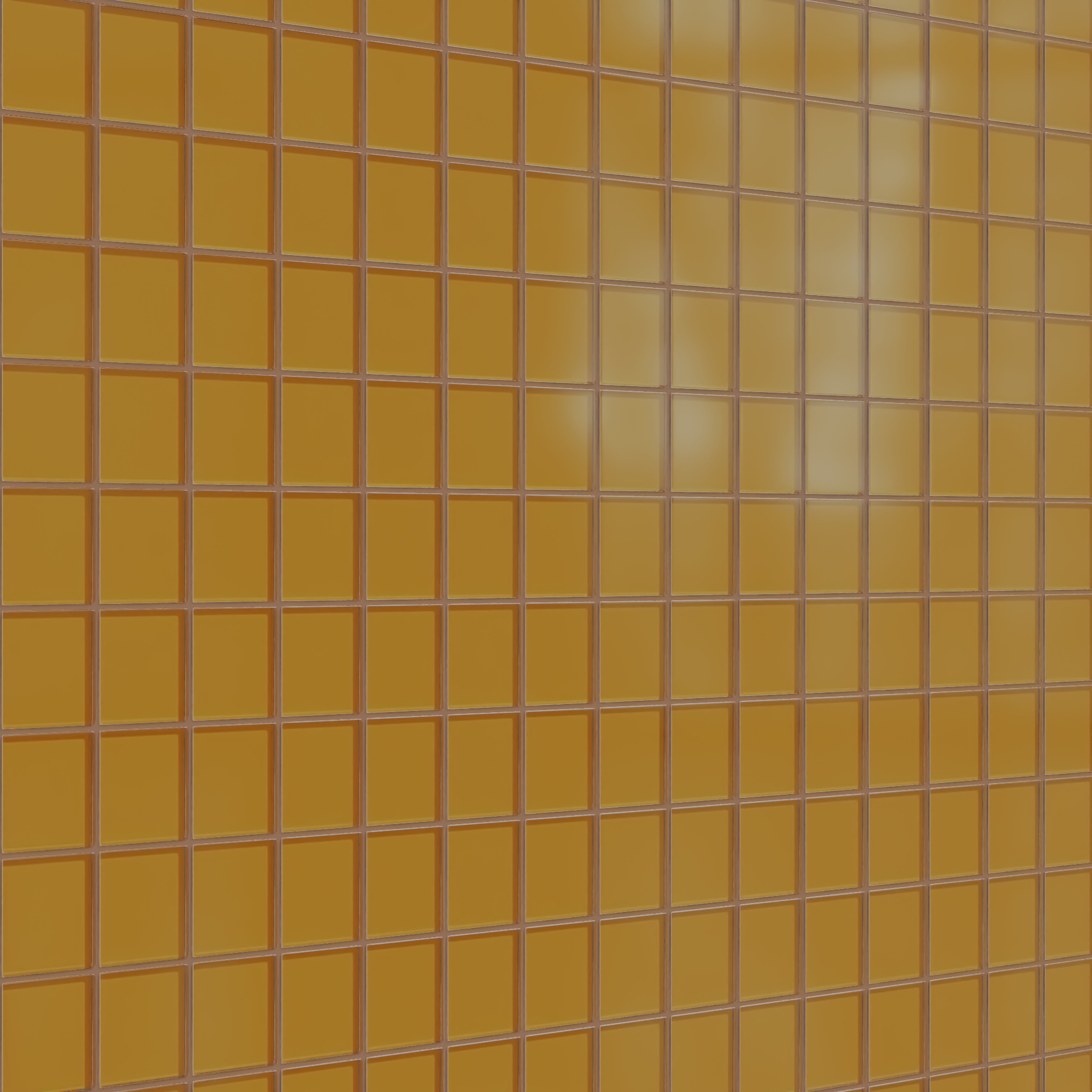 3x3 Straight Set Sheeted Glass Mosaic Tile in Falcon Matte