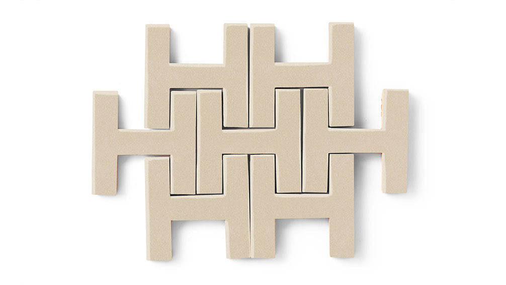 Chaine Homme Original Ceramic Tile in Dolomite Matte