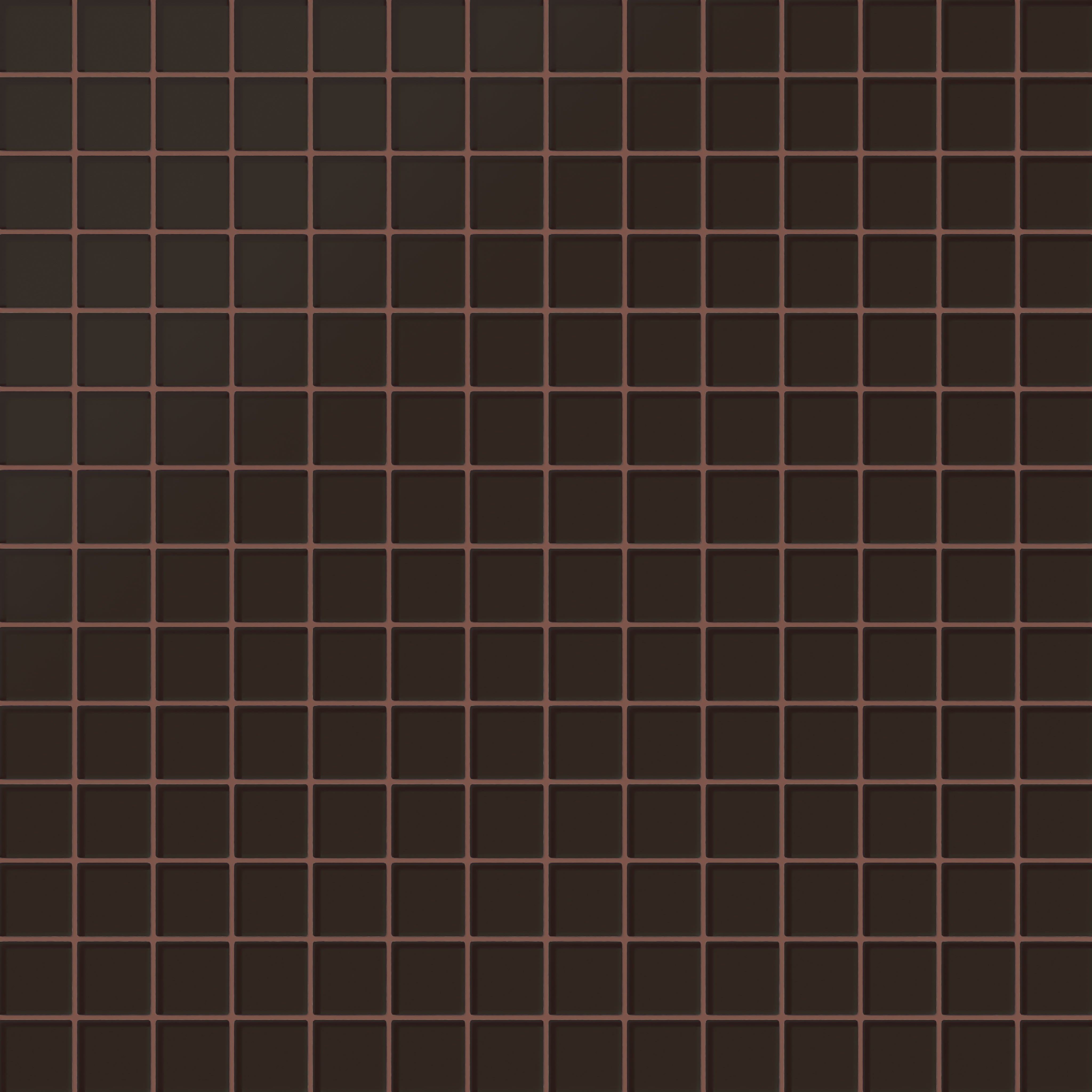 2x2 Straight Set Sheeted Glass Mosaic Tile in Nighthawk Matte