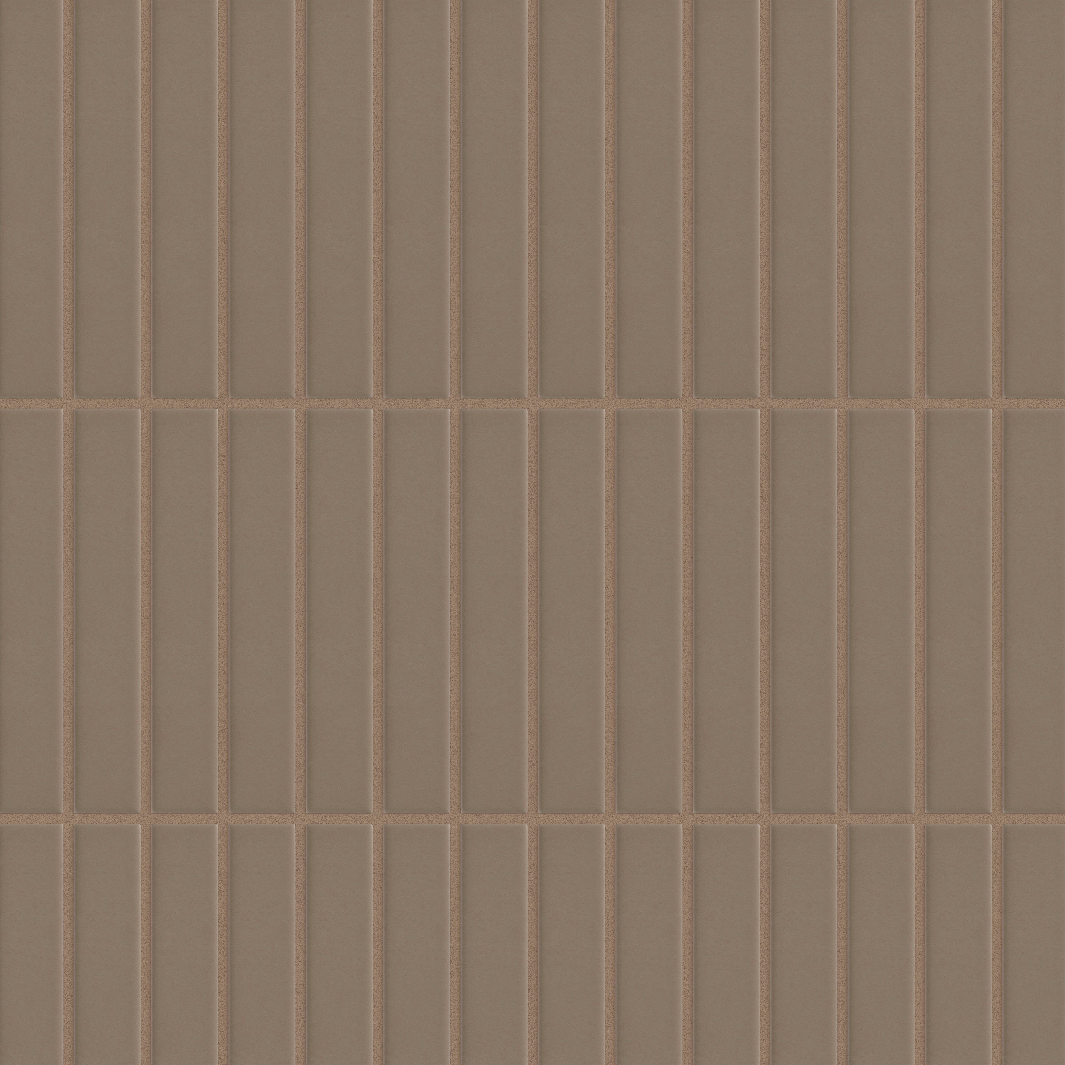 1x6 Straight Set Sheeted Original Ceramic Mosaic Tile in Cardamom Matte