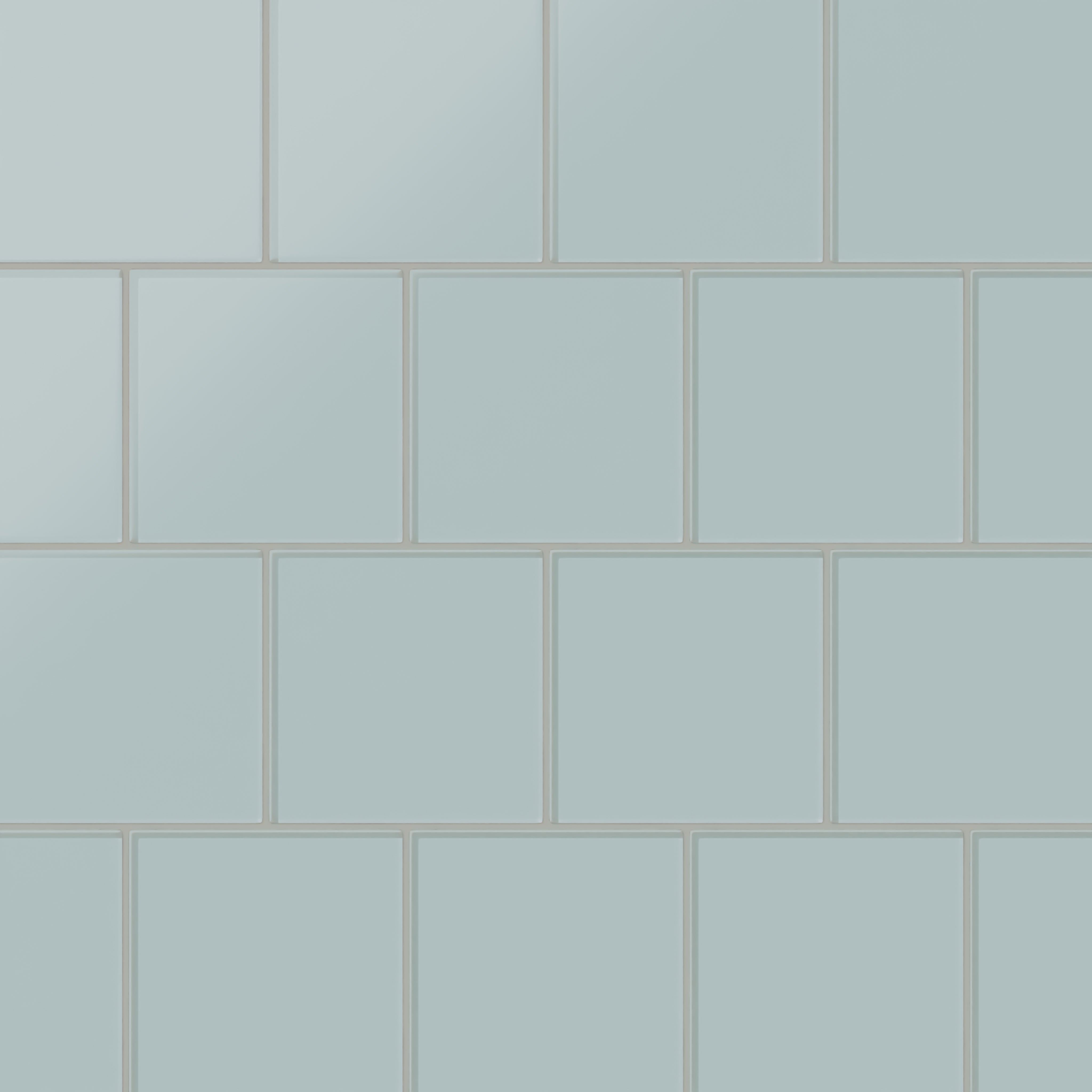 6x6 Glass Tile in Great Blue Heron Matte