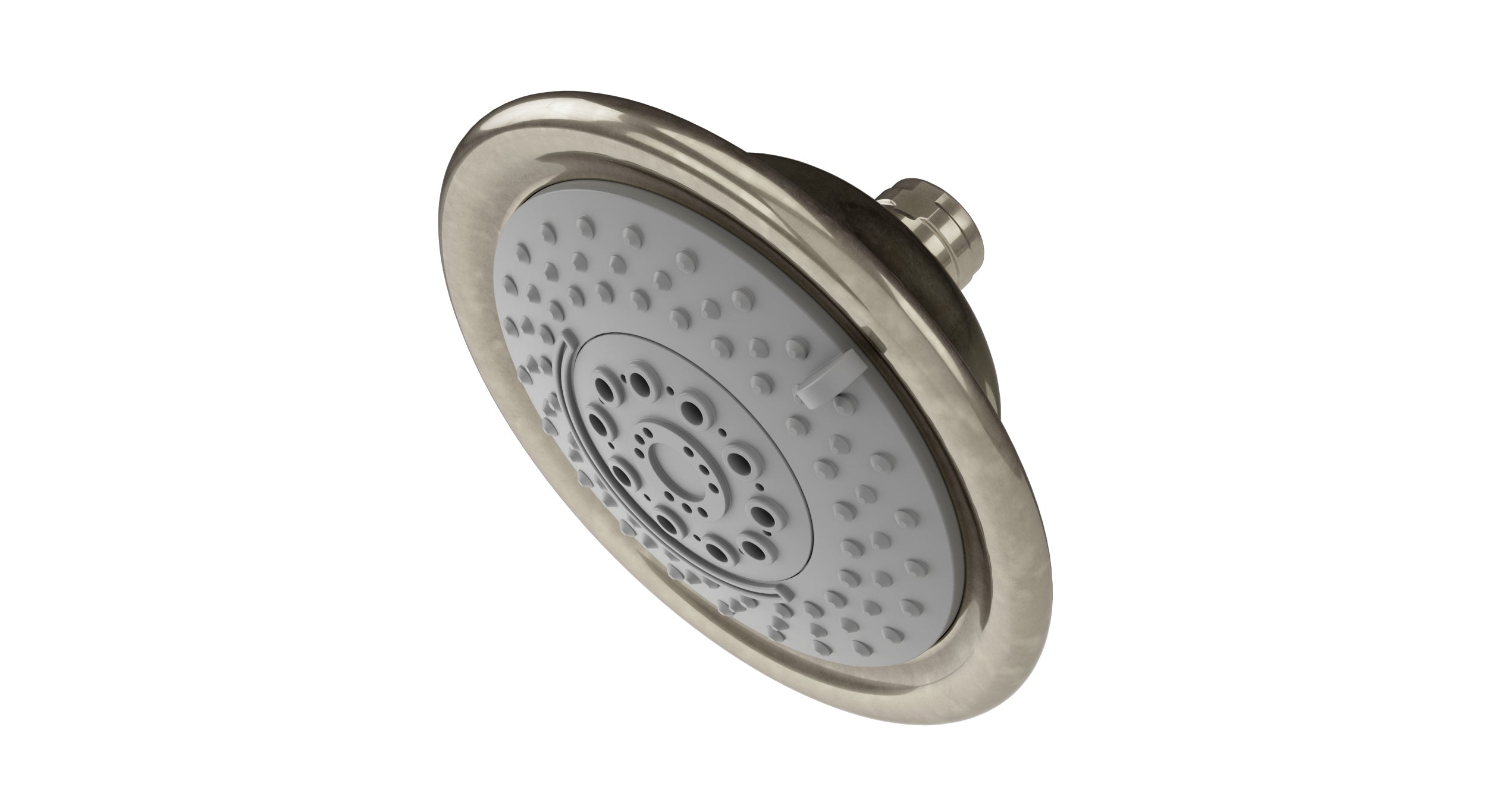 Shower Traditional Multi-Function Shower Head in French Nickel