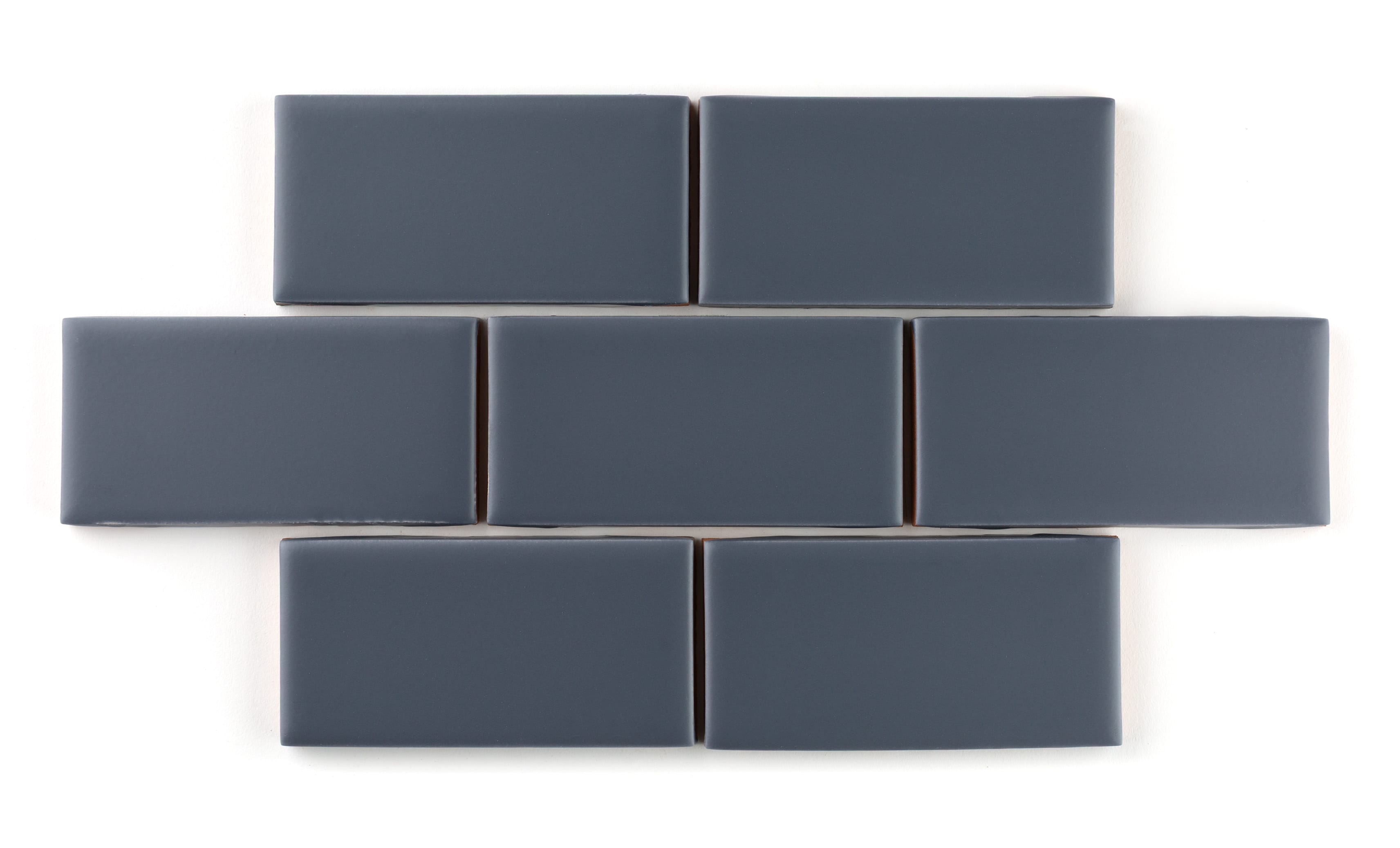 8" Hexagon Original Ceramic Tile in Slate Blue Matte