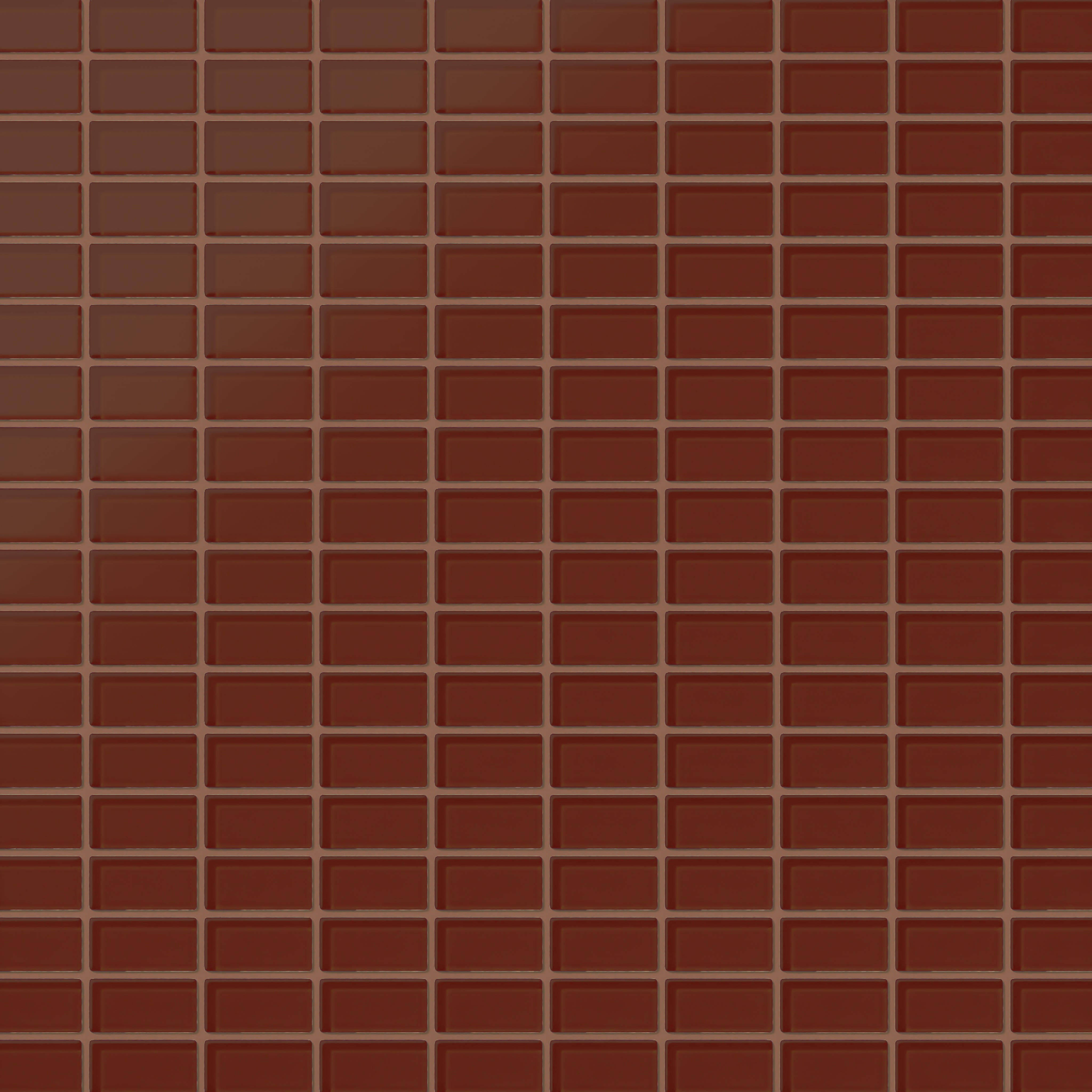 1x2 Straight Set Sheeted Glass Mosaic Tile in Pheasant Matte