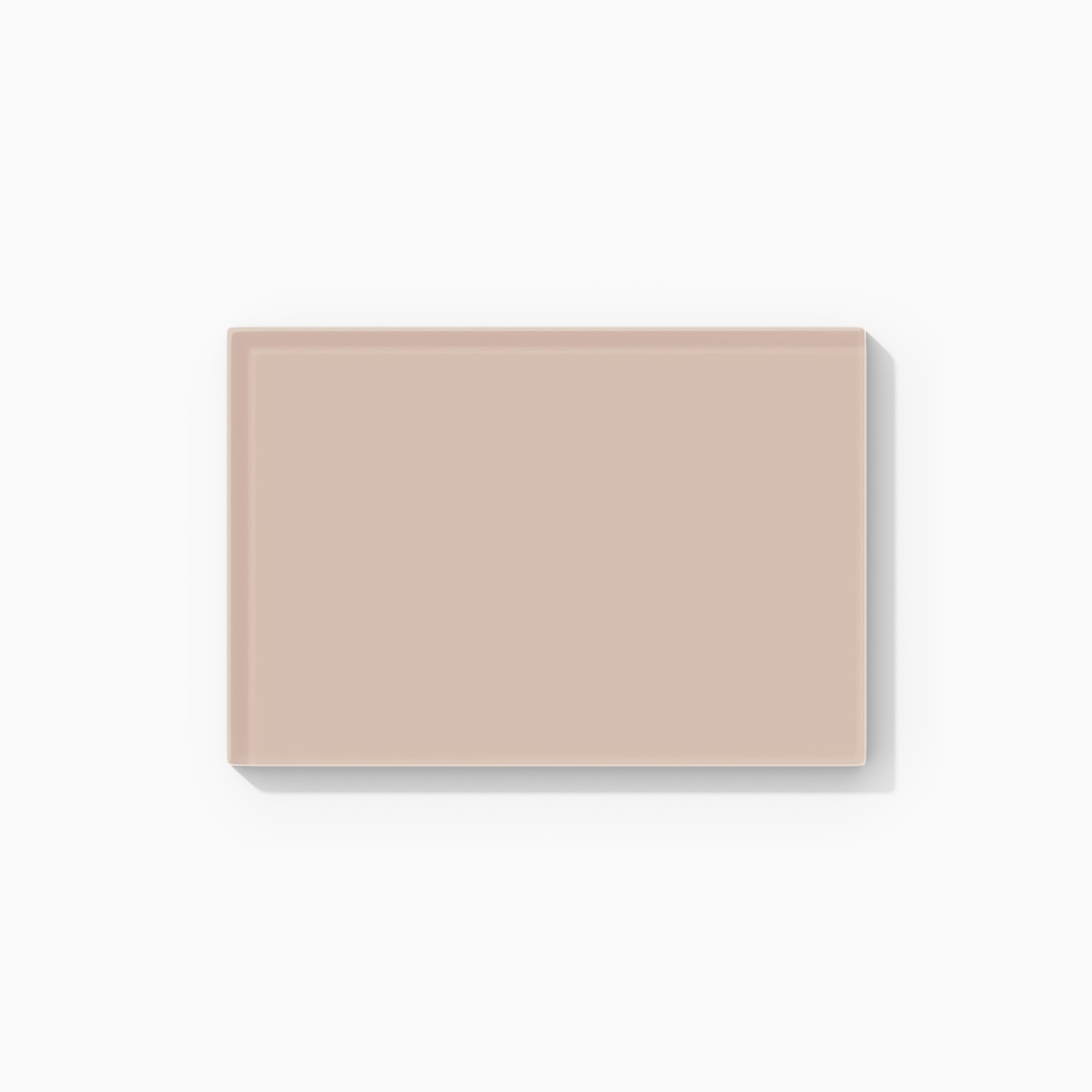 4x6 Glass Tile in Rosy Finch Gloss
