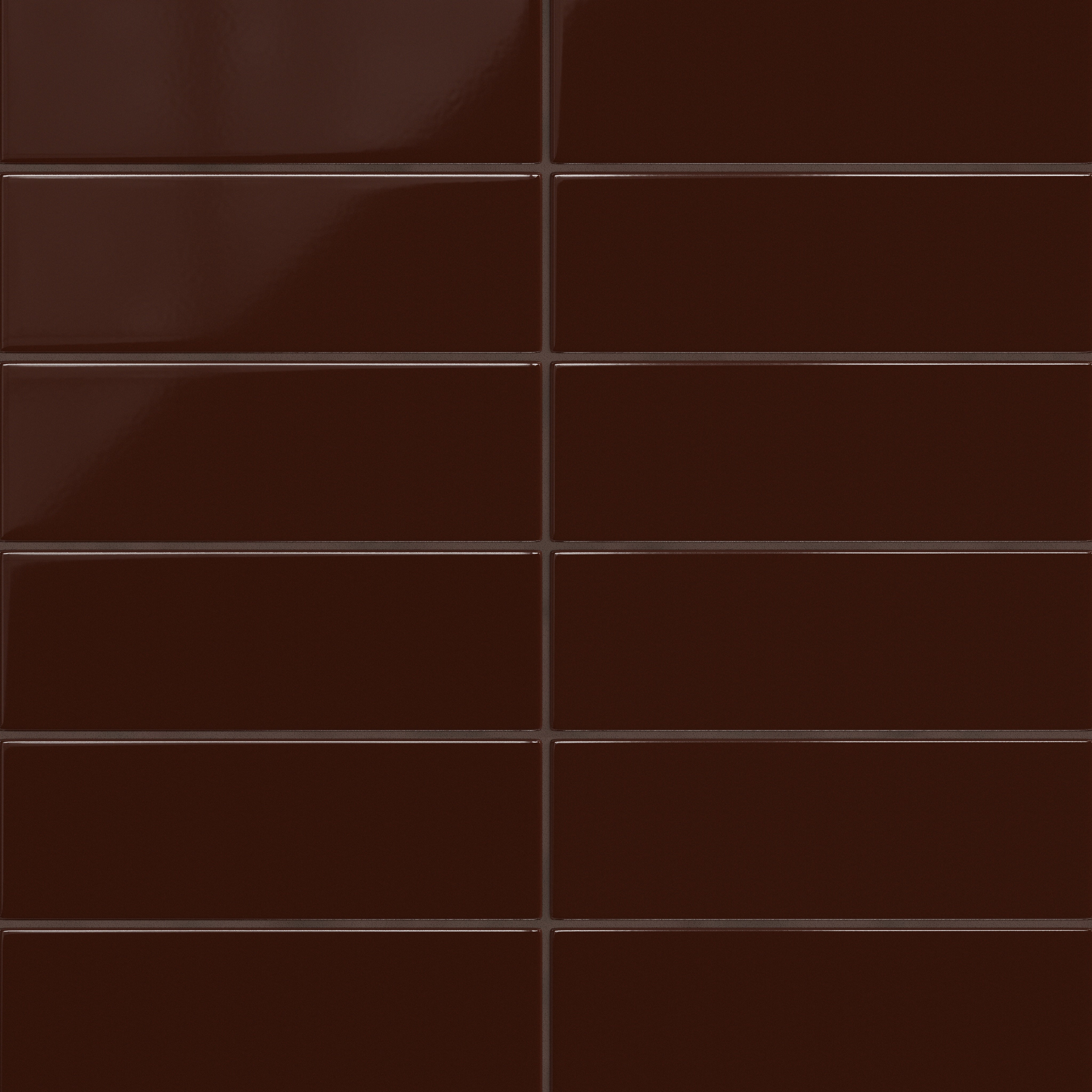 4x12 Original Ceramic Tile in Garnet Gloss