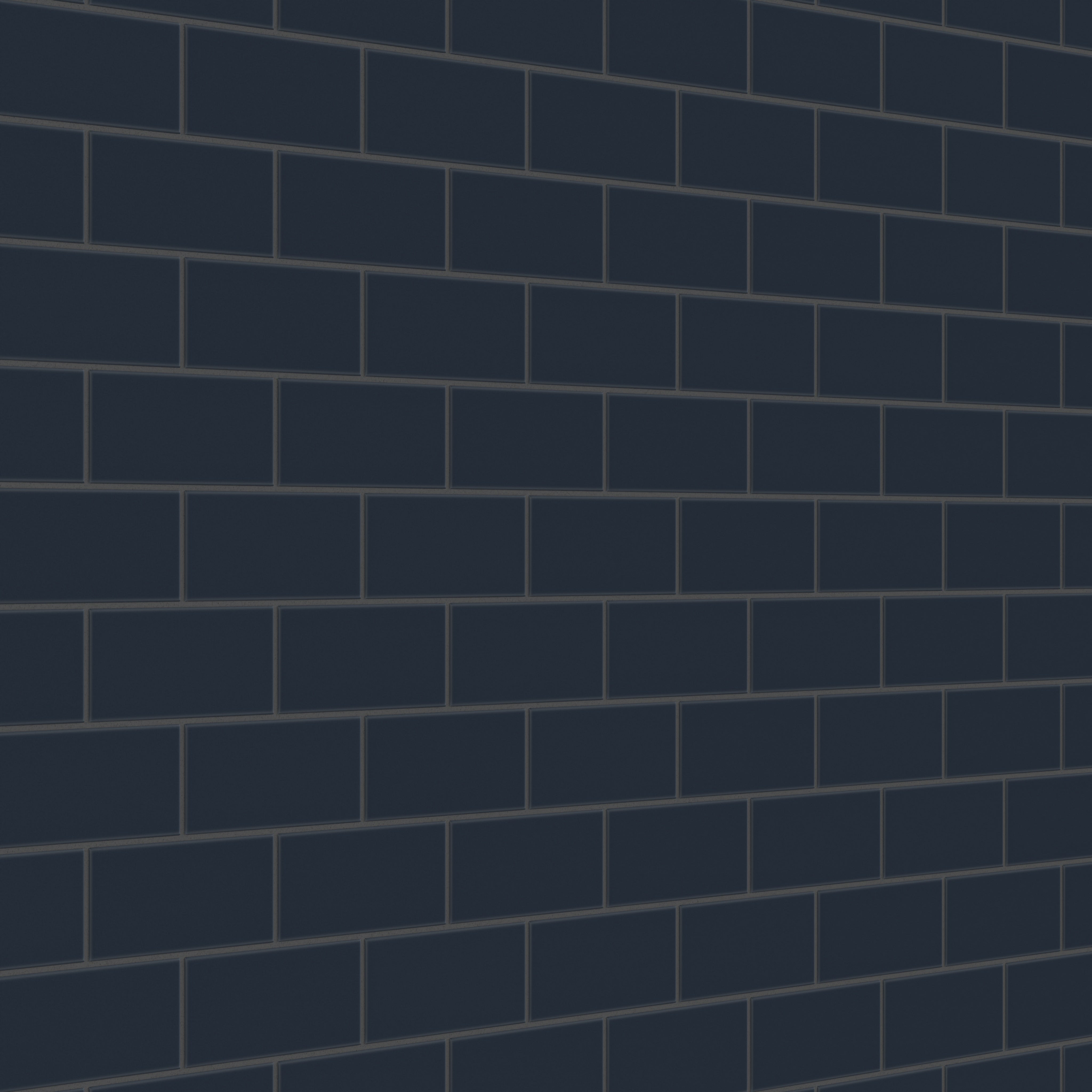 3x6 Original Ceramic Tile in Navy Blue Matte
