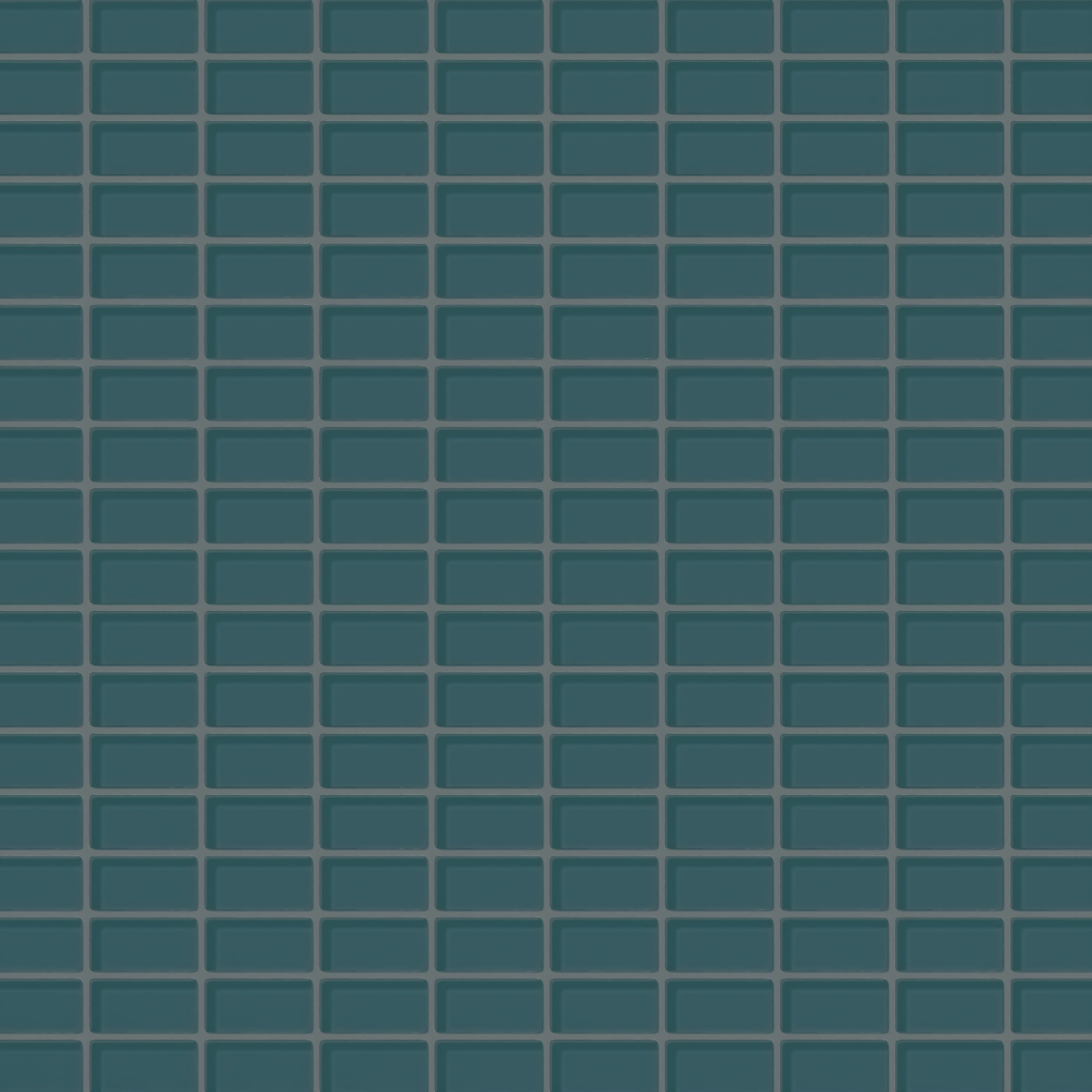 1x2 Straight Set Sheeted Glass Mosaic Tile in Magpie Gloss