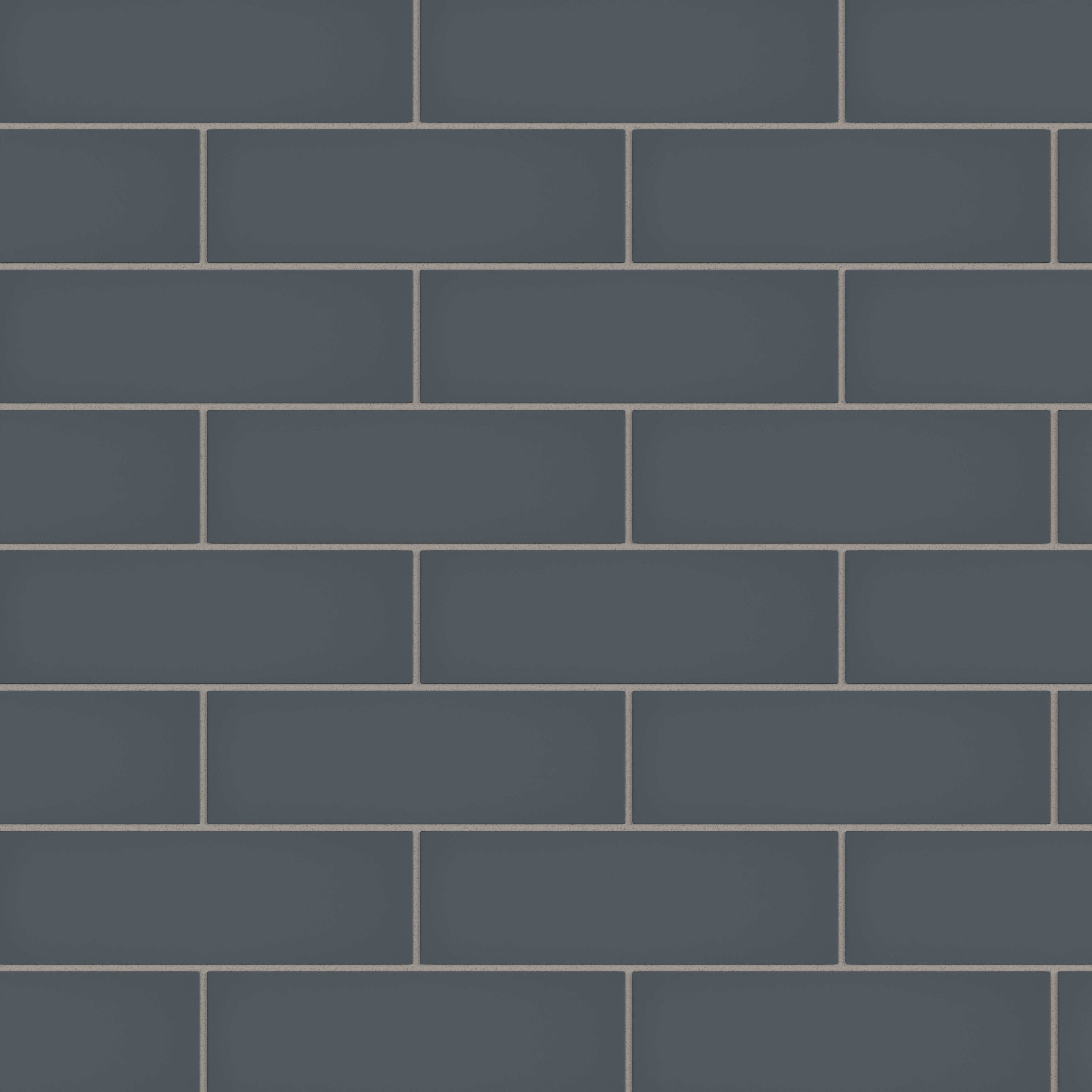 3x9 Natural Press Ceramic Tile in Indigo Matte