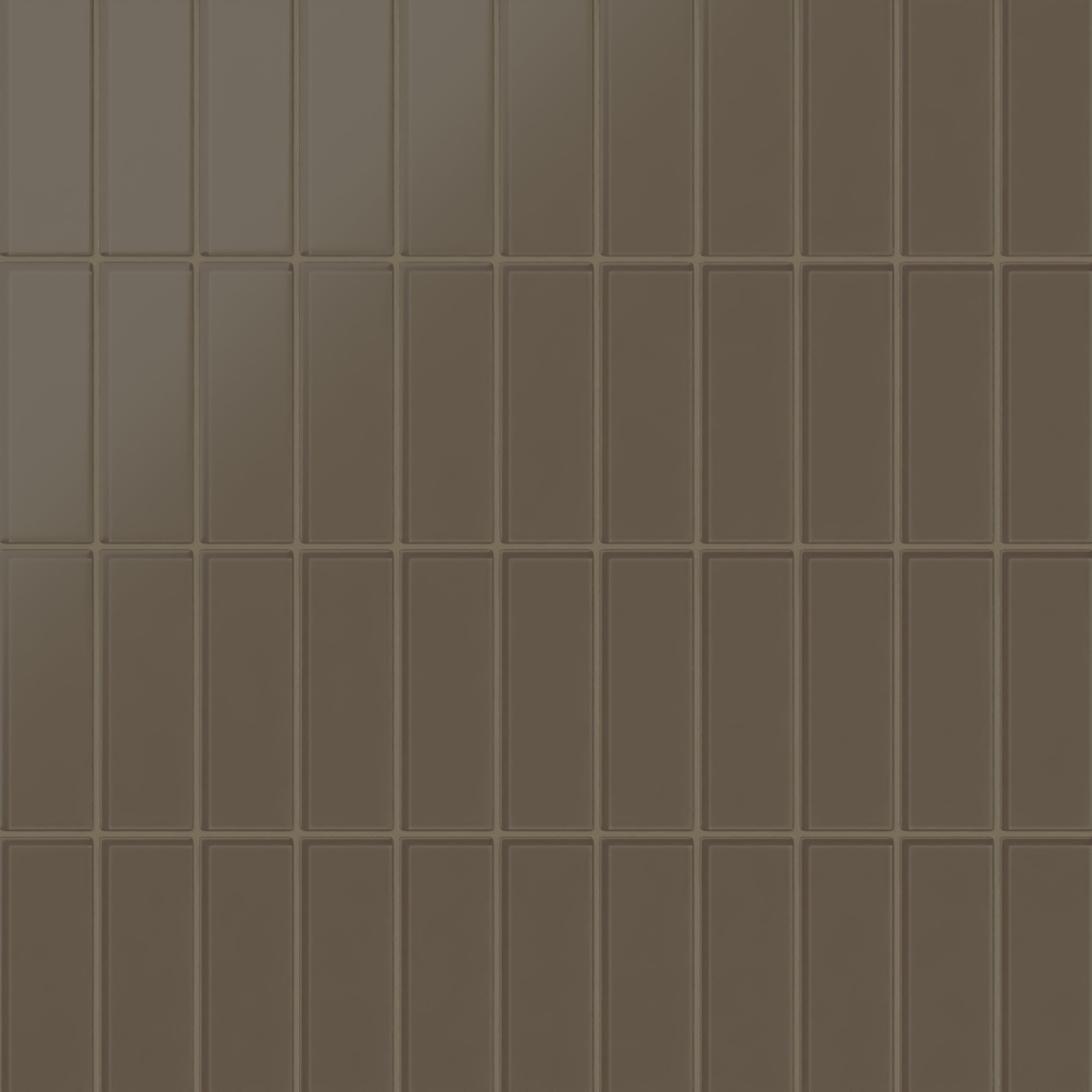 2x6 Glass Tile in Albatross Matte