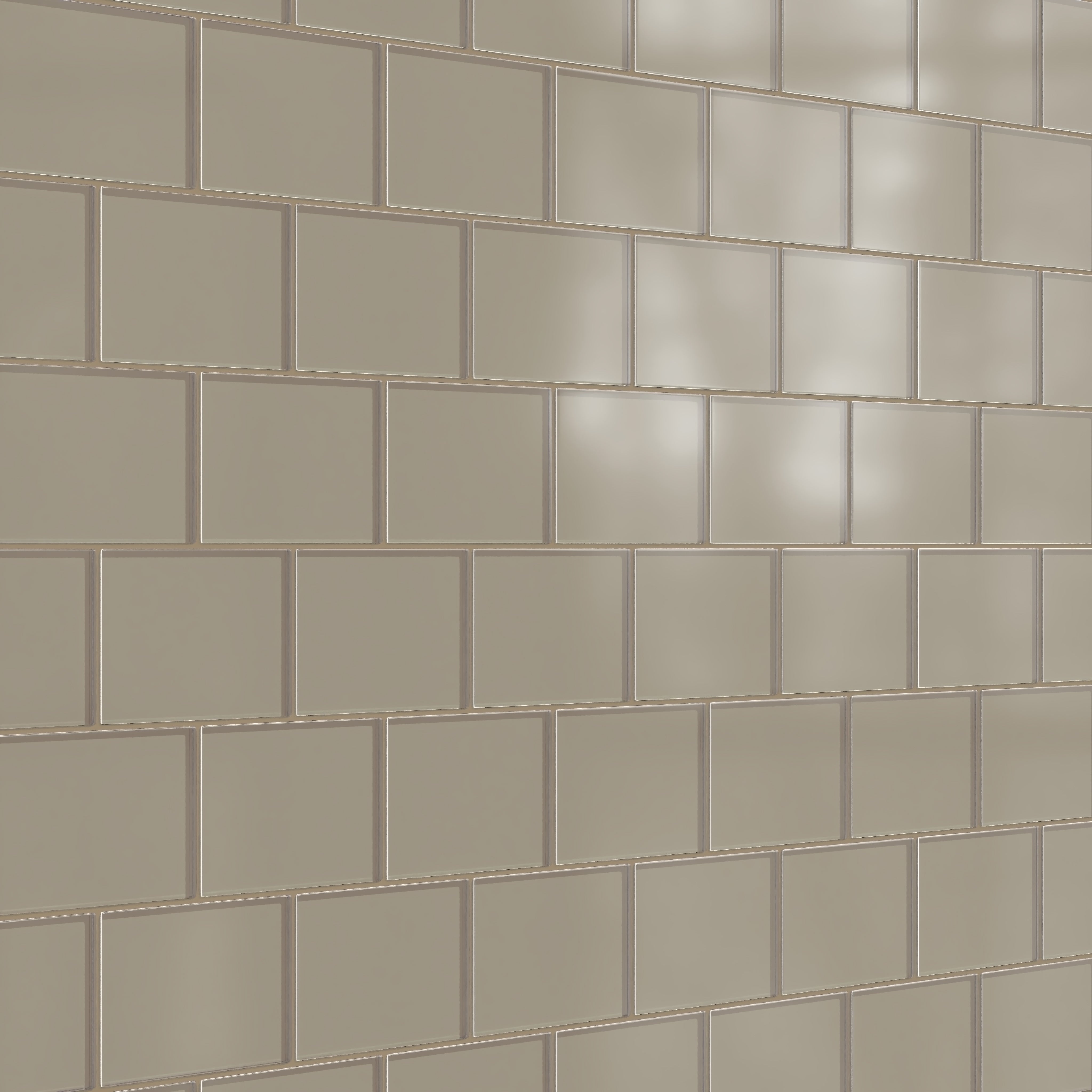 4x6 Glass Tile in Quail Matte