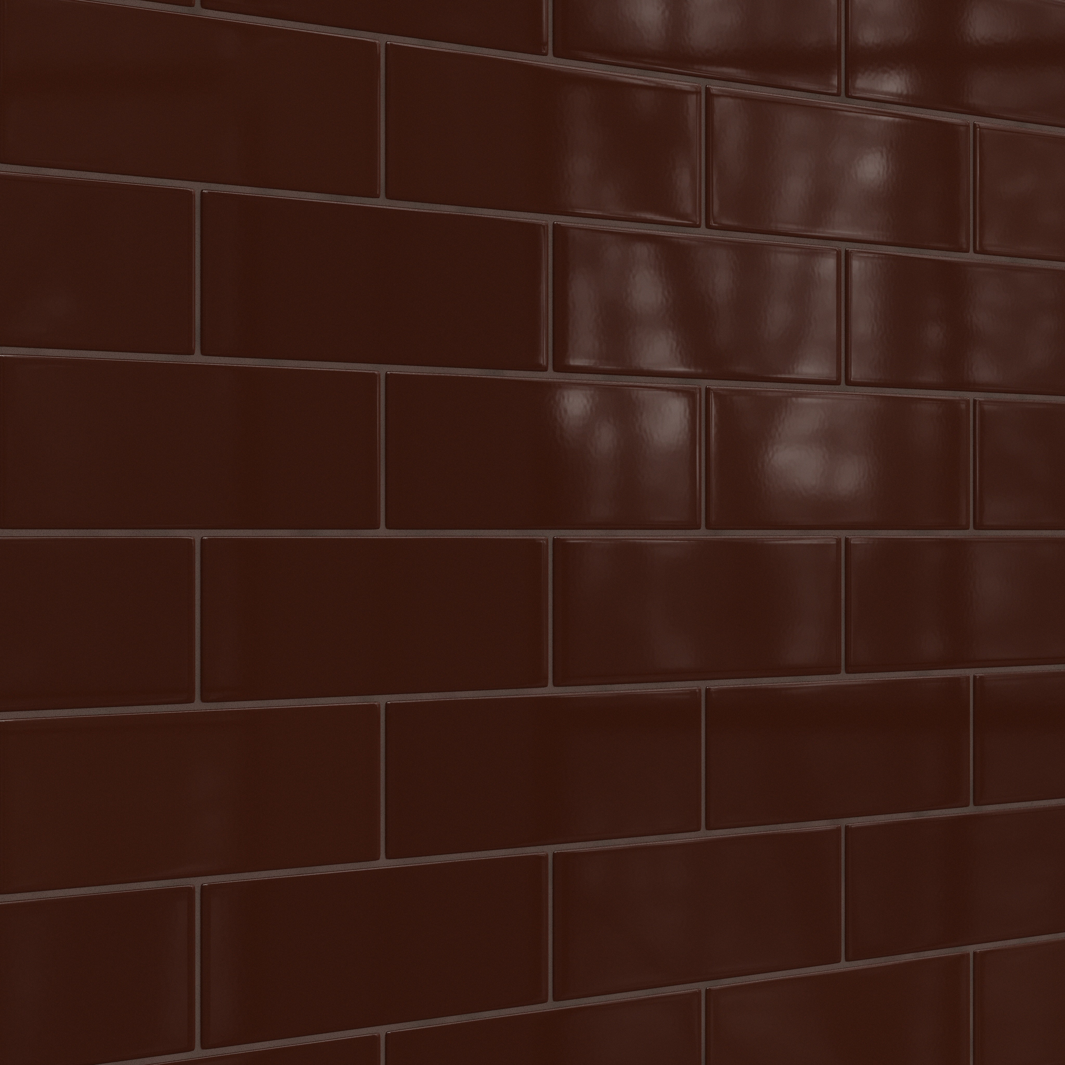4x12 Original Ceramic Tile in Garnet Gloss
