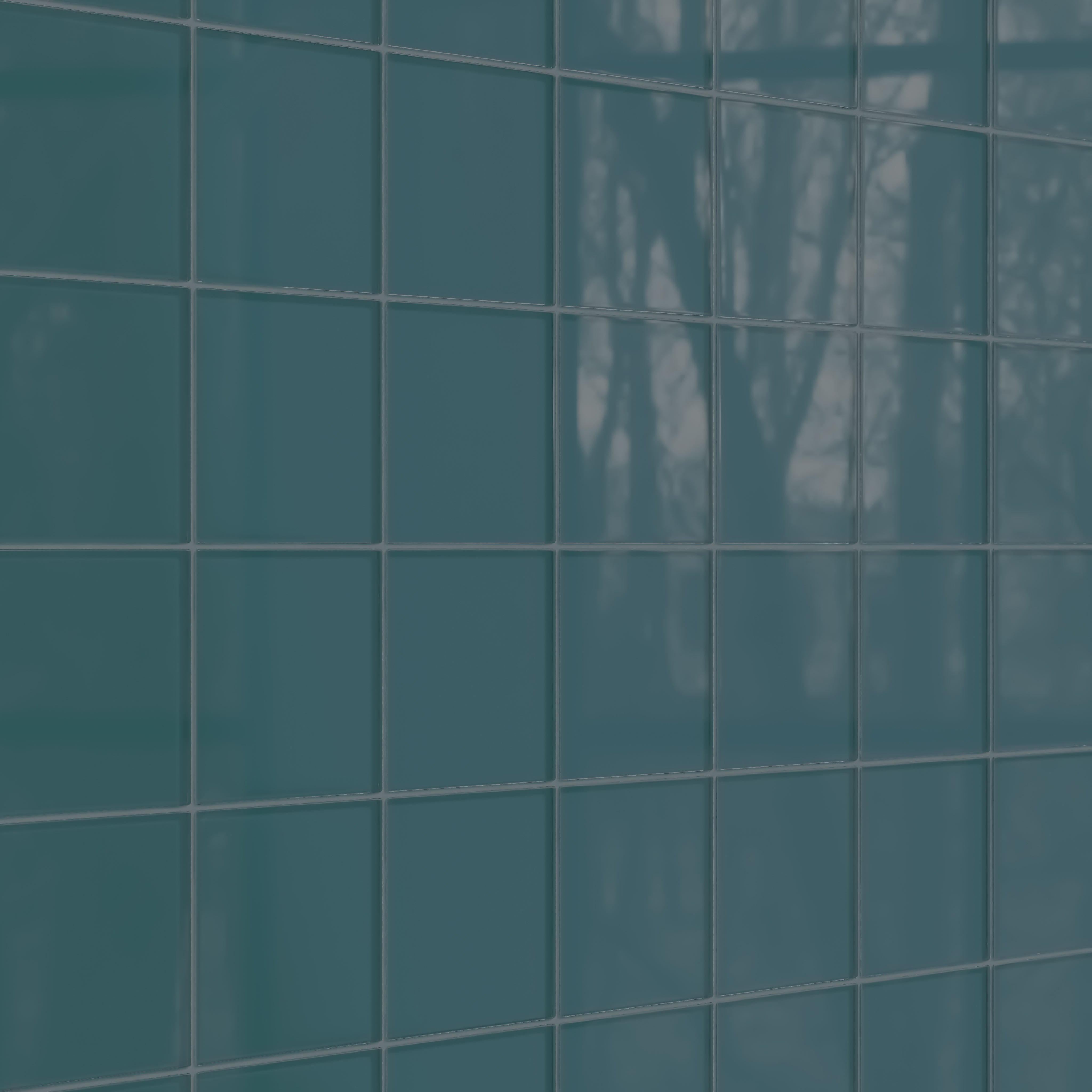 6x6 Glass Tile in Magpie Gloss