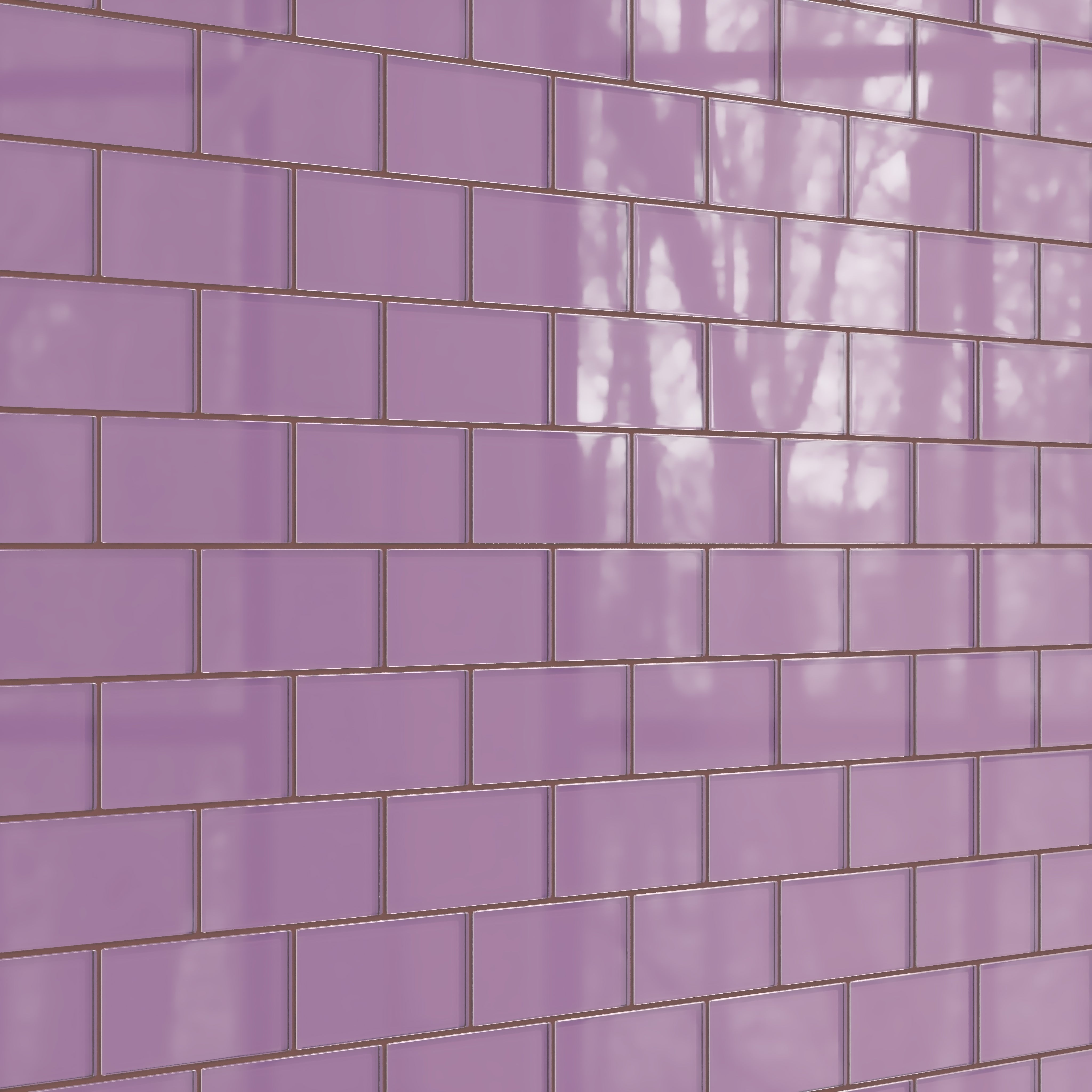 3x6 Glass Tile in Waxbill Gloss