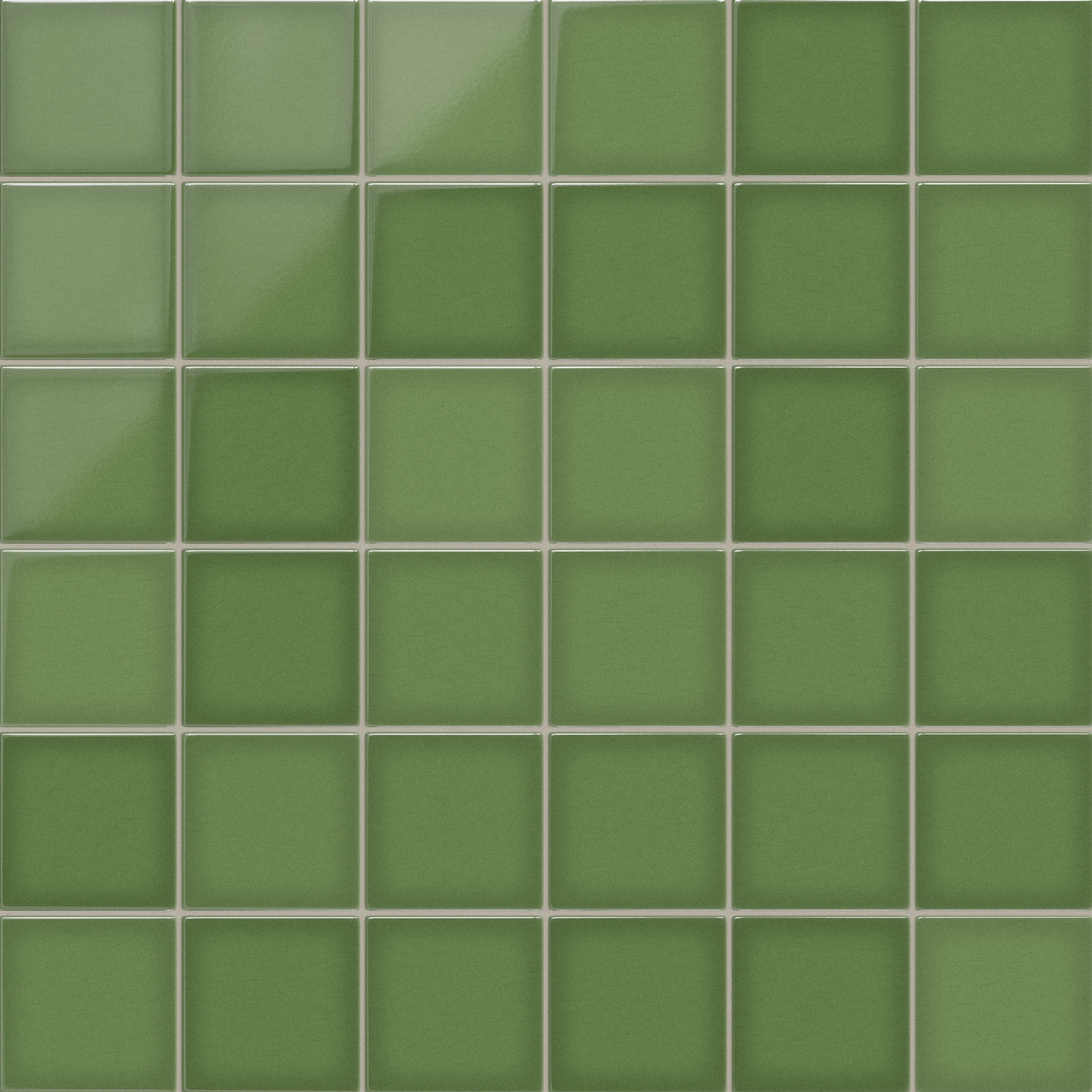 6x6 Original Ceramic Tile in Kelp Gloss