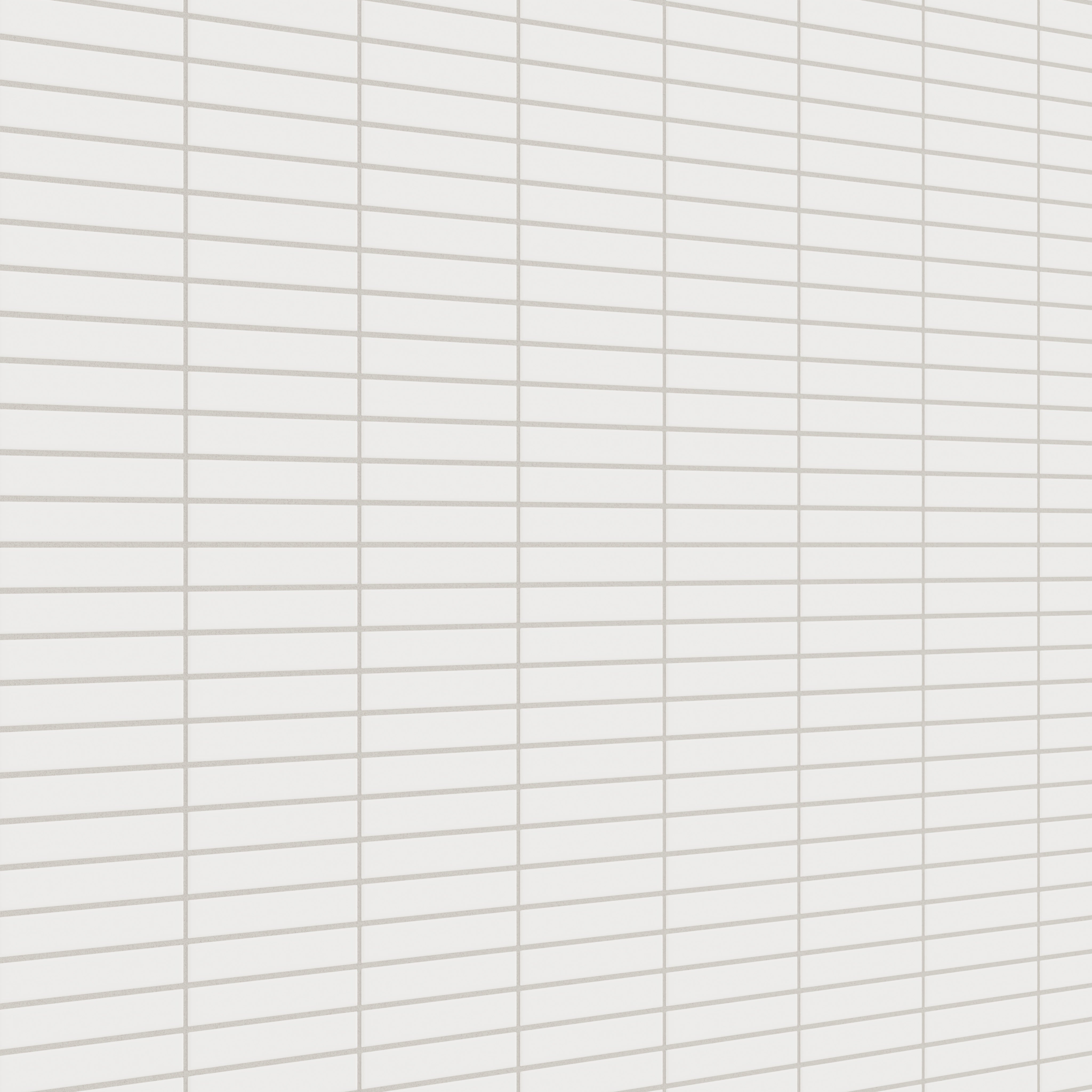 1x6 Straight Set Sheeted Original Ceramic Mosaic Tile in Calcite Matte
