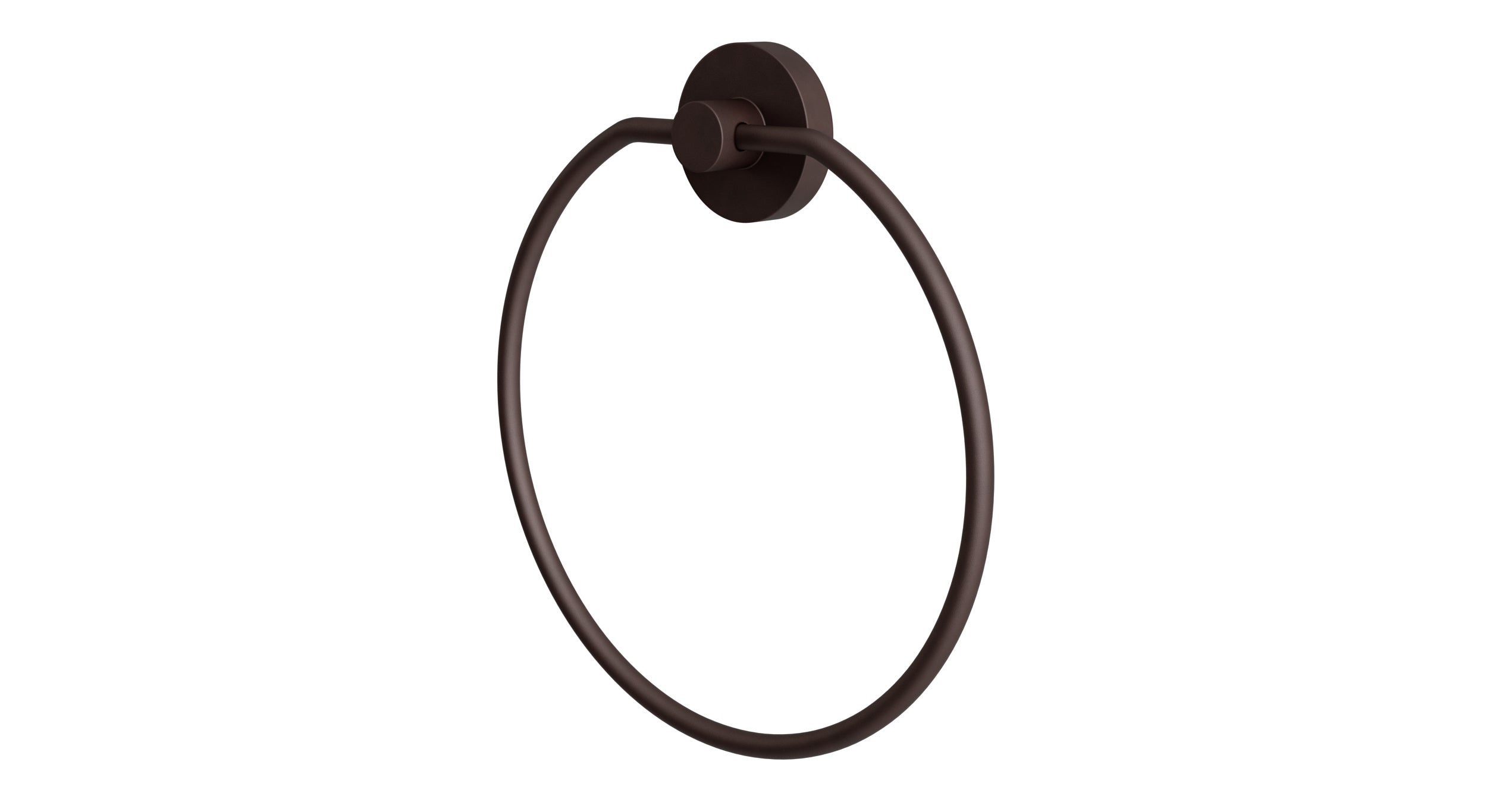 Flatiron Towel Ring in Architectural Copper