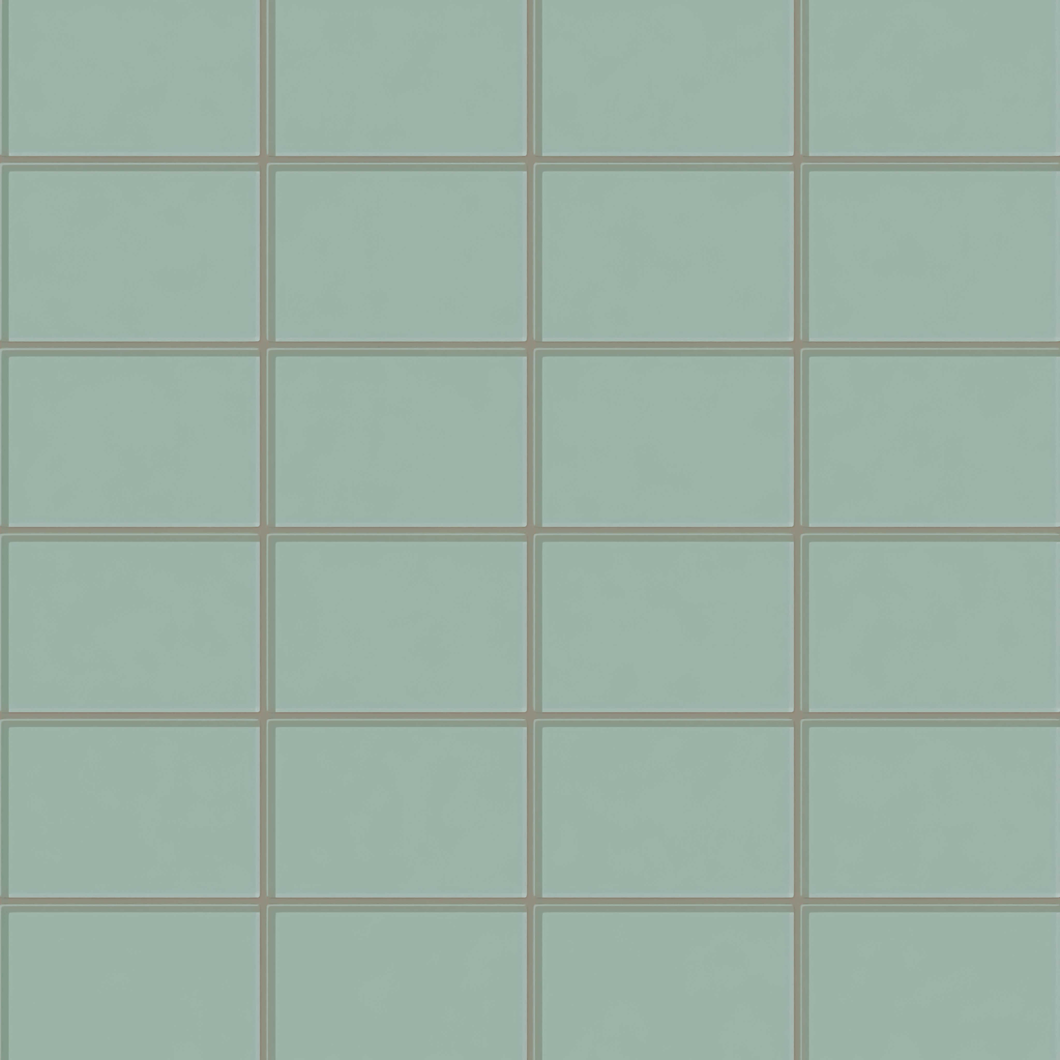 4x6 Glass Tile in Kingfisher Gloss