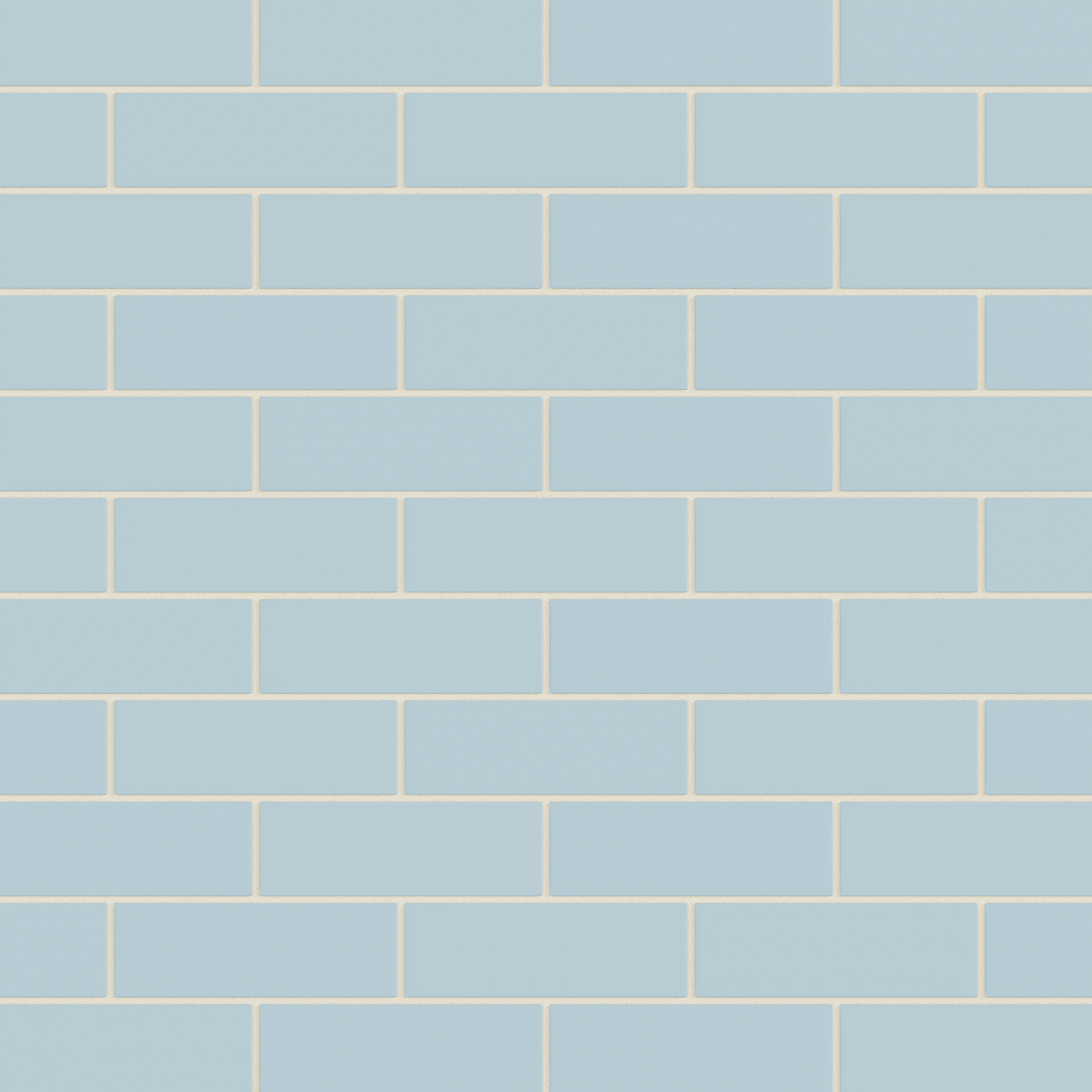 2x6 Natural Press Ceramic Tile in Egyptian Blue Matte